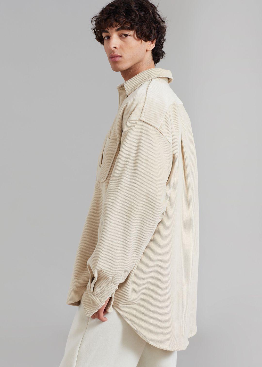 Camden Corduroy Shirt - Cream #9