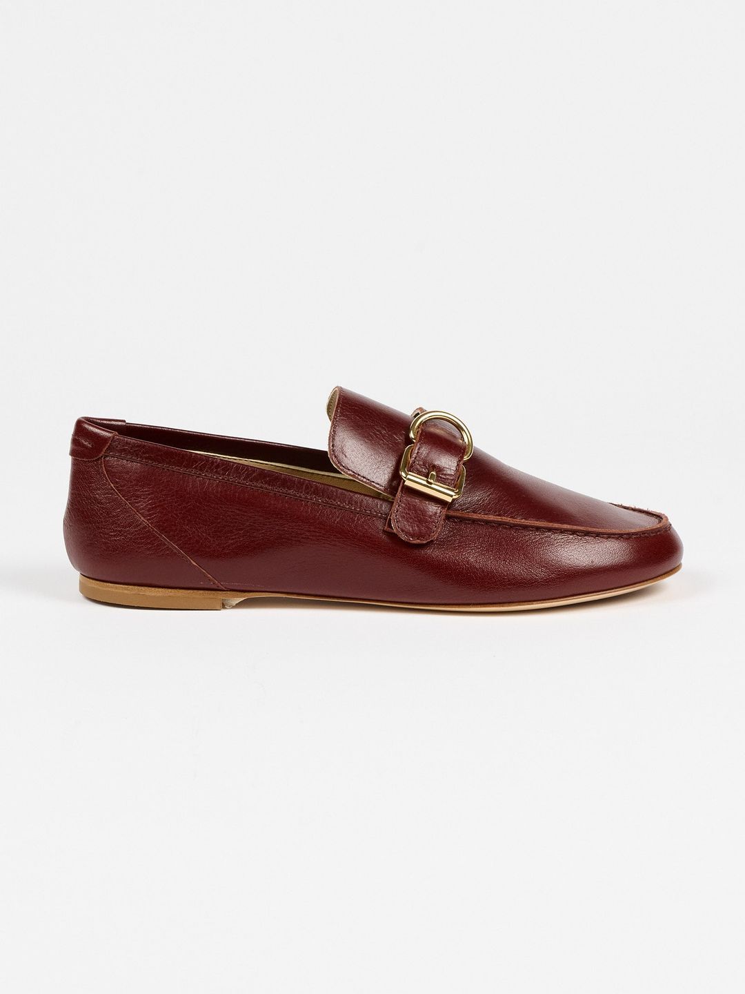 The Buckle Loafer in Oxblood #3