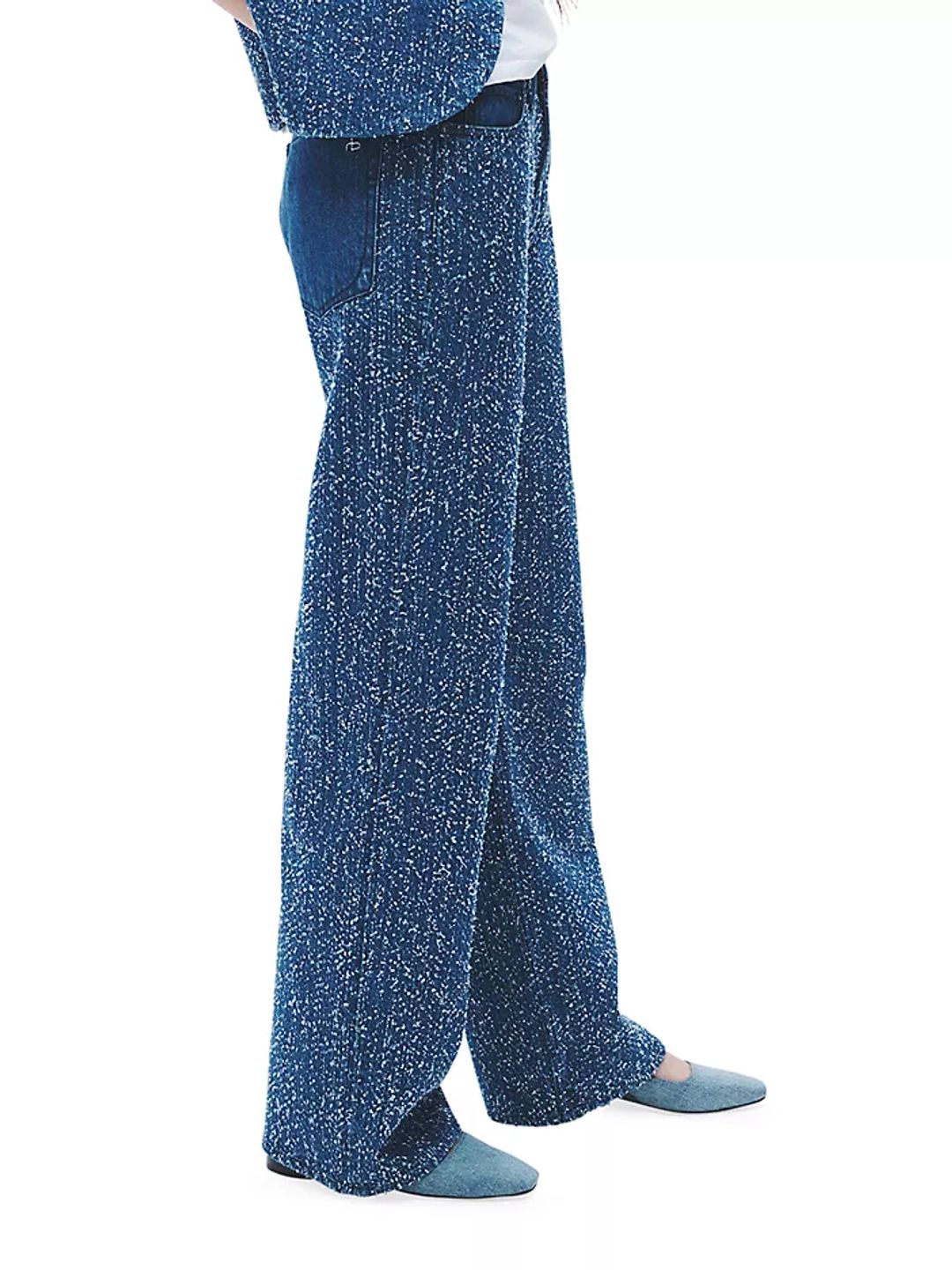Logan Wide-Leg Jean - Medium Tweed #3