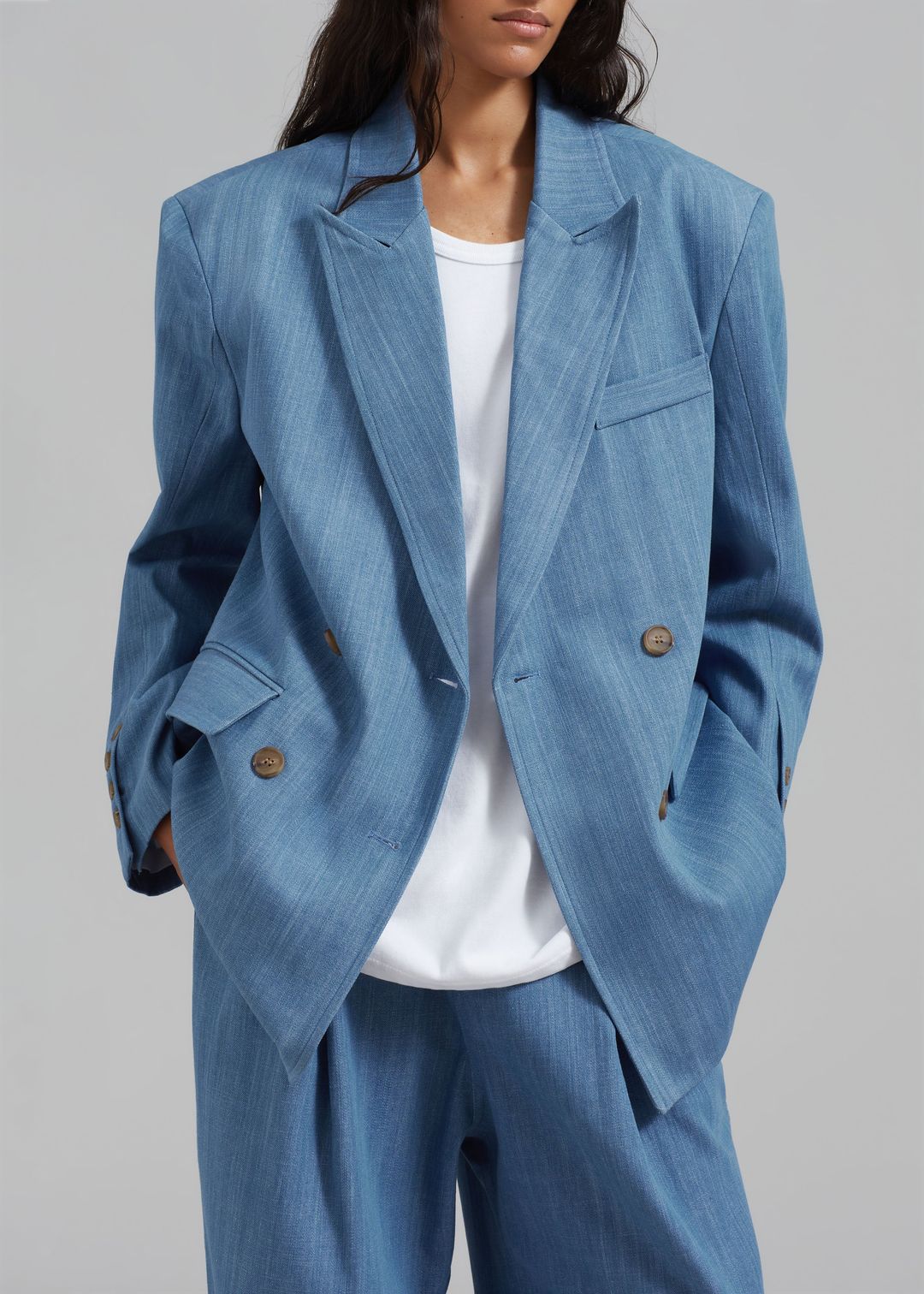 Jan Denim Blazer - Blue #7