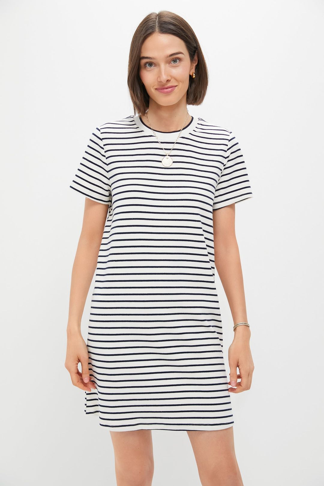 Blue Stripe Aimee Mini Dress