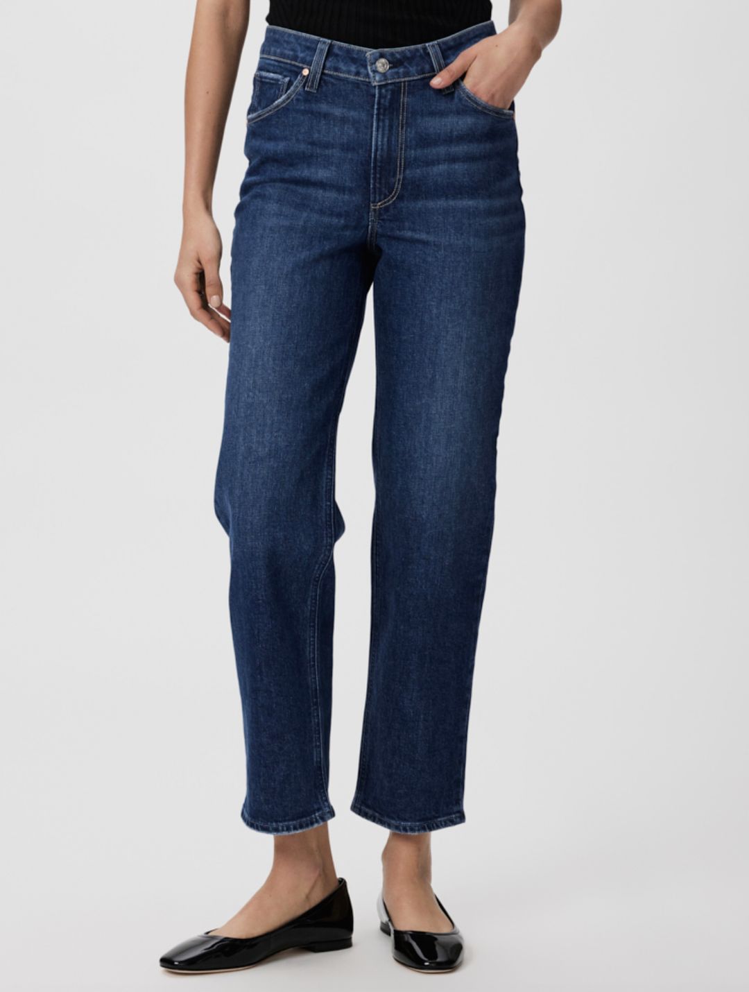 Sarah Straight Ankle Jeans