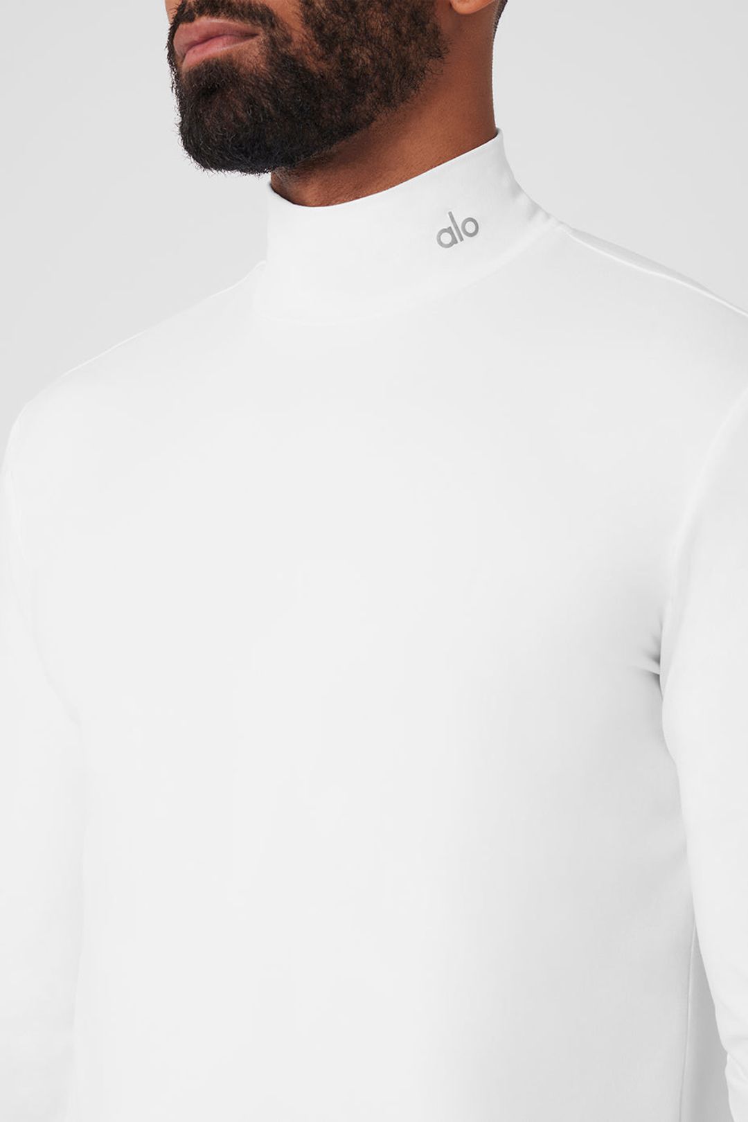 Conquer Reform Mock Neck Long Sleeve - White #4