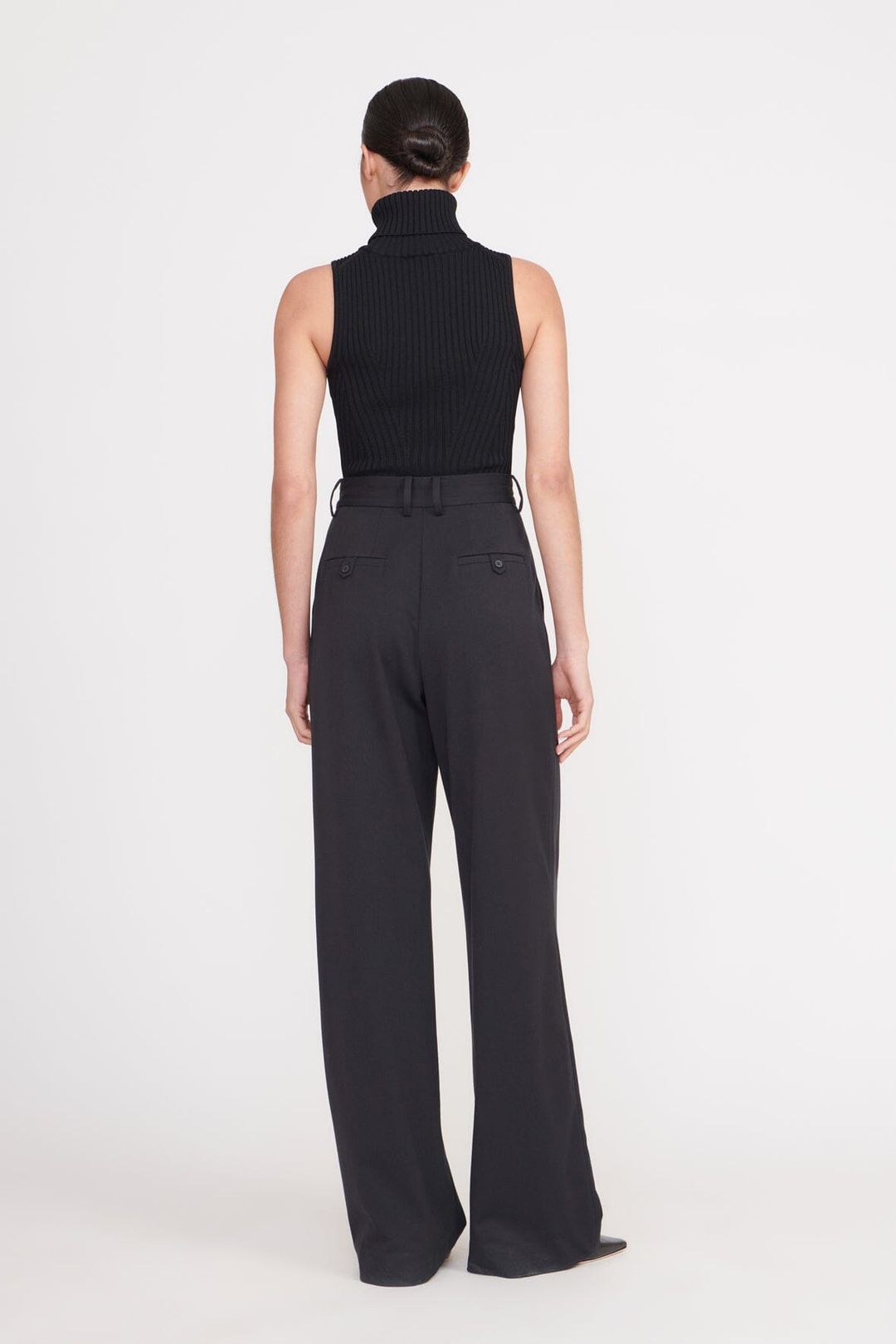 LUISA PANT | BLACK SUITING #5
