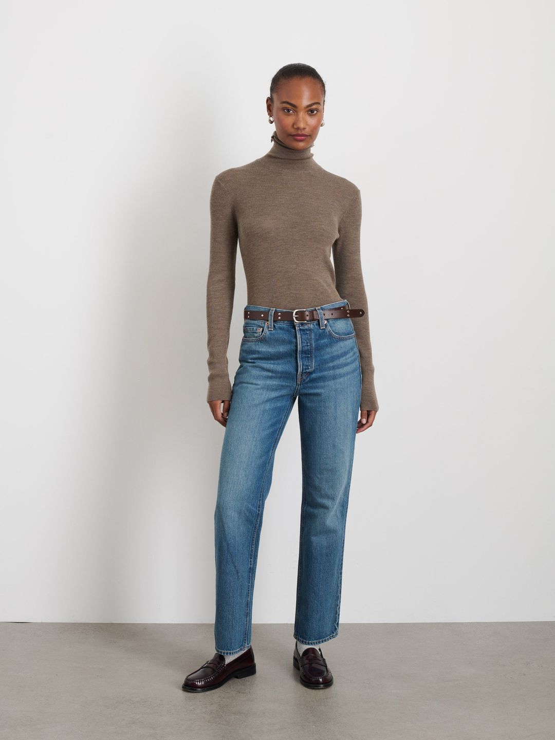 Emmaline Turtleneck In Merino Wool #3