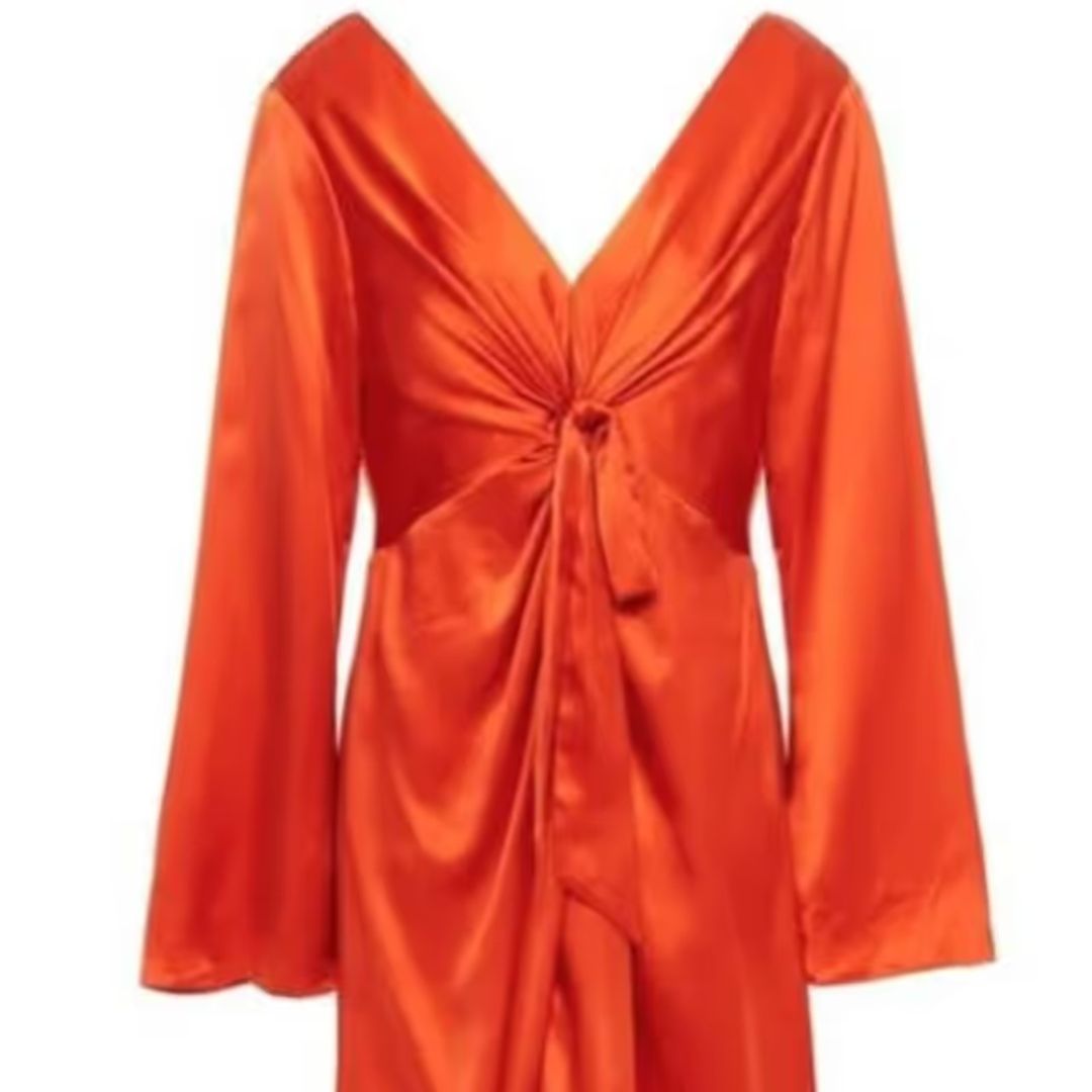 Caelen Dress in Orange