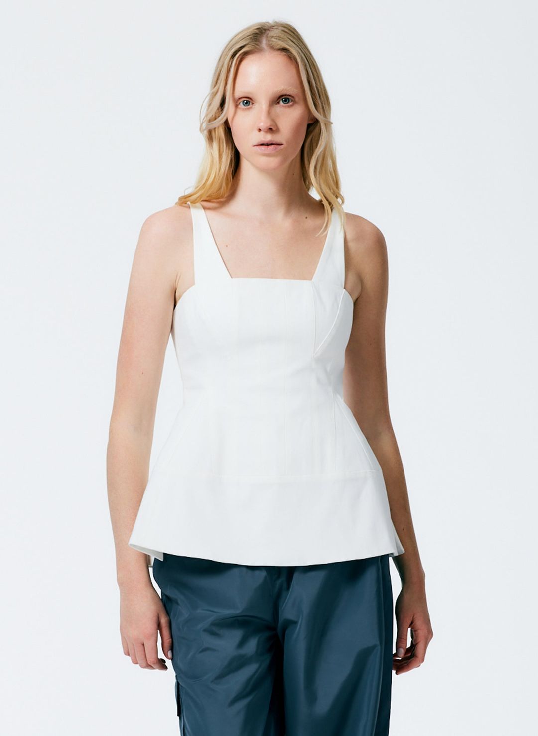 Mila Stretch Satin Corset Top