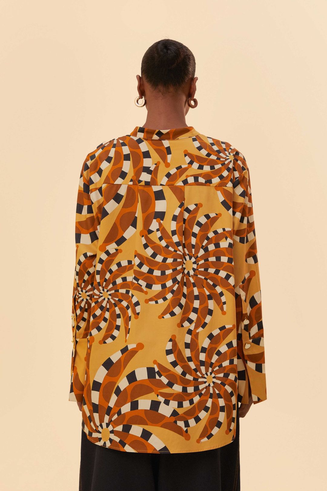 Beige Bananada Maxi Shirt #4