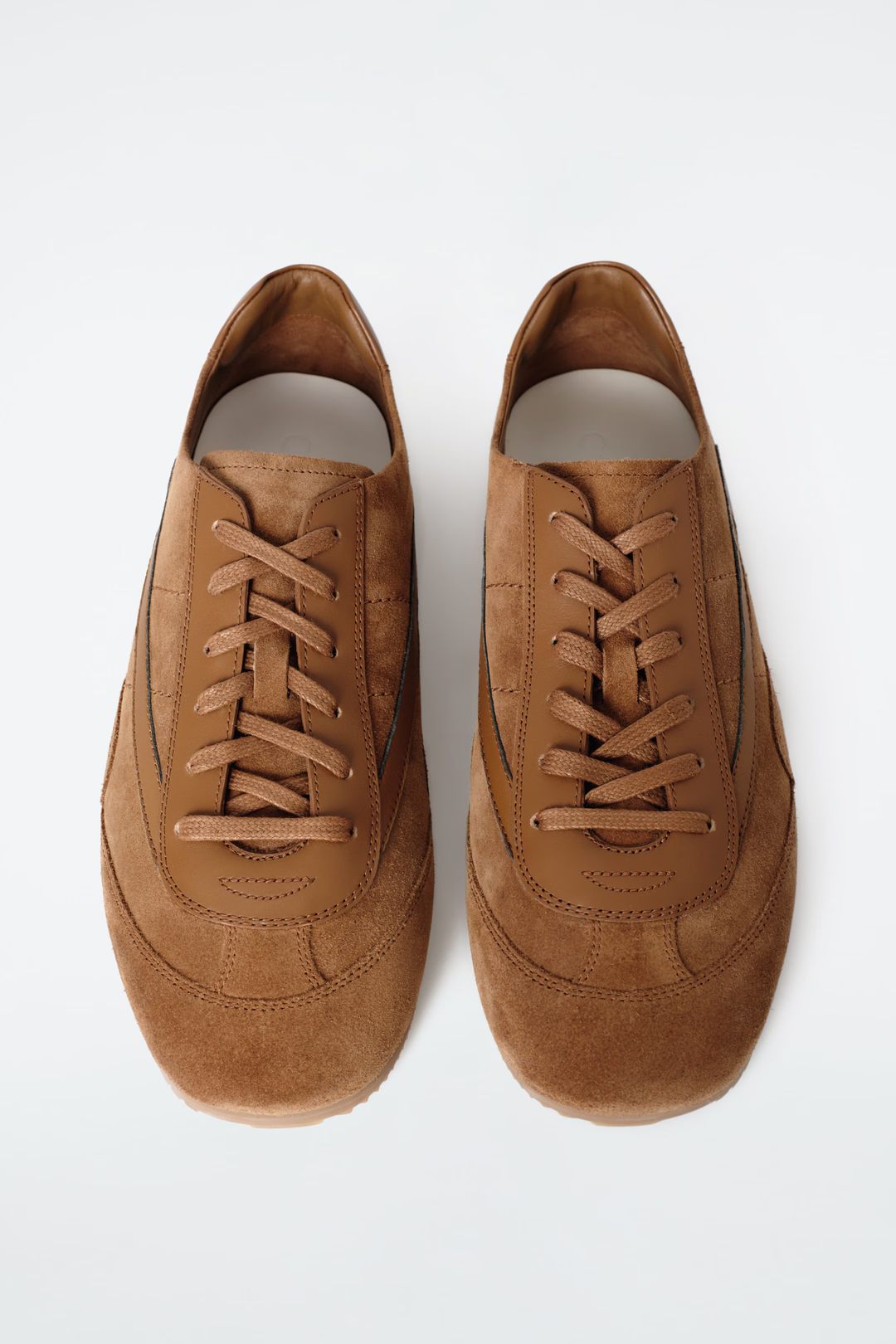 MINIMAL LEATHER SNEAKERS in COGNAC #2