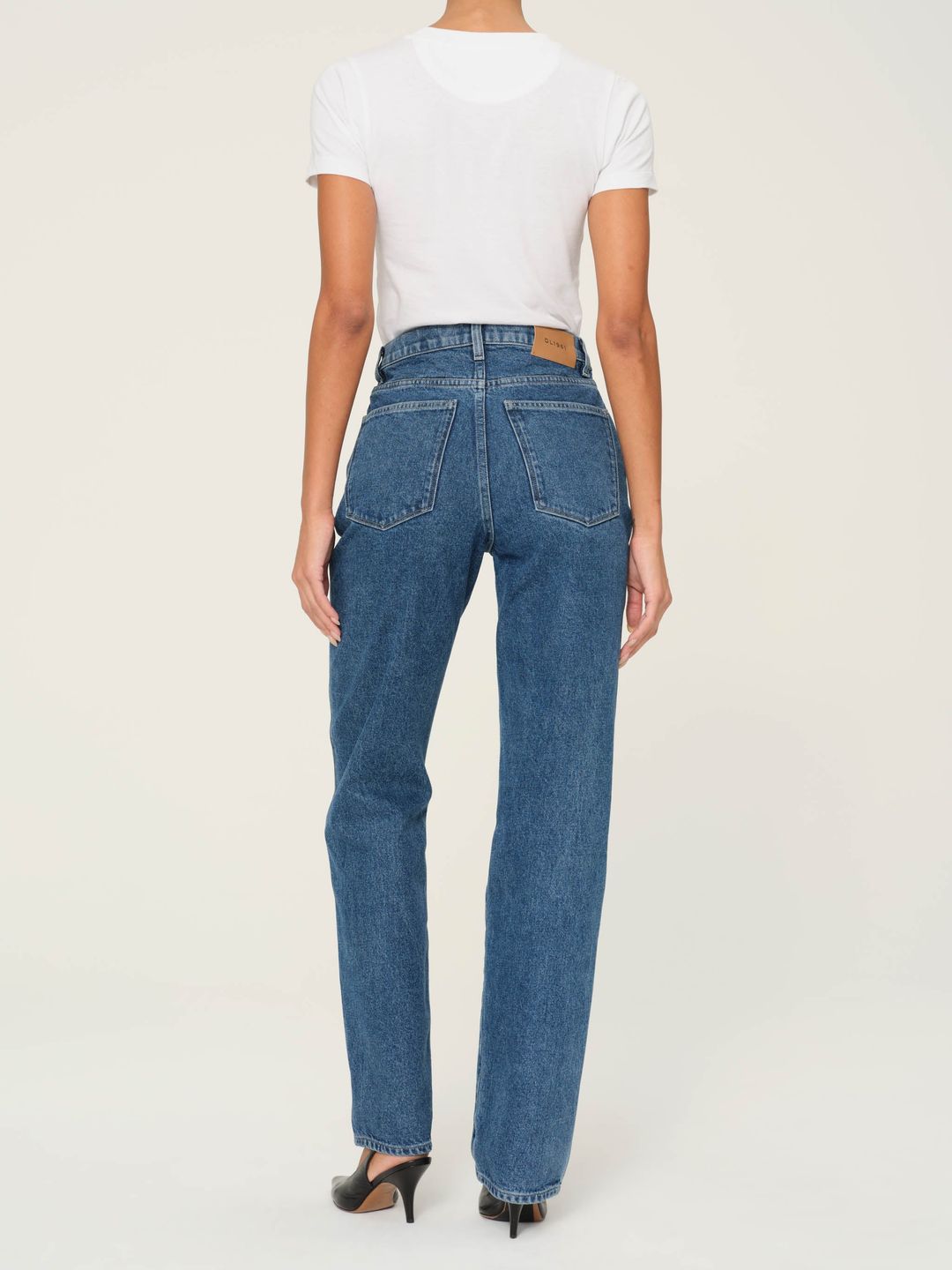 Demie Straight High Rise 31" Jeans | North Beach #4