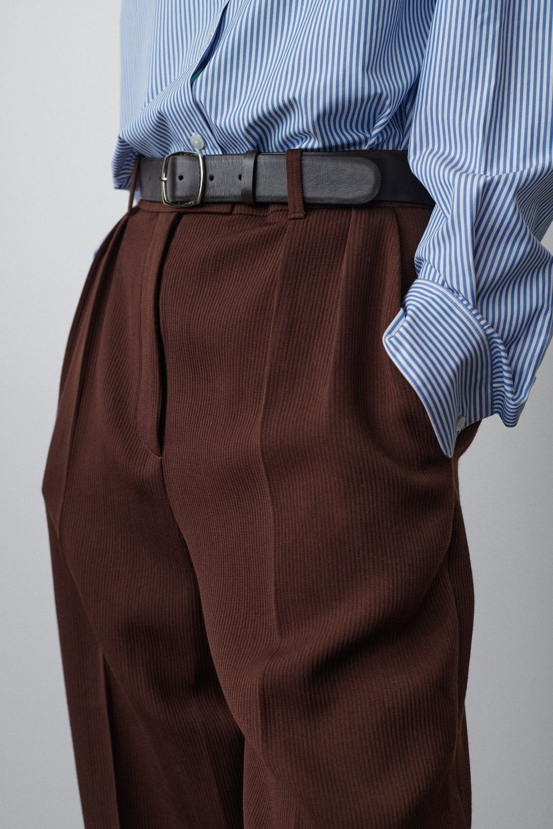 Randa Pant in Virgin Wool and Cotton #4