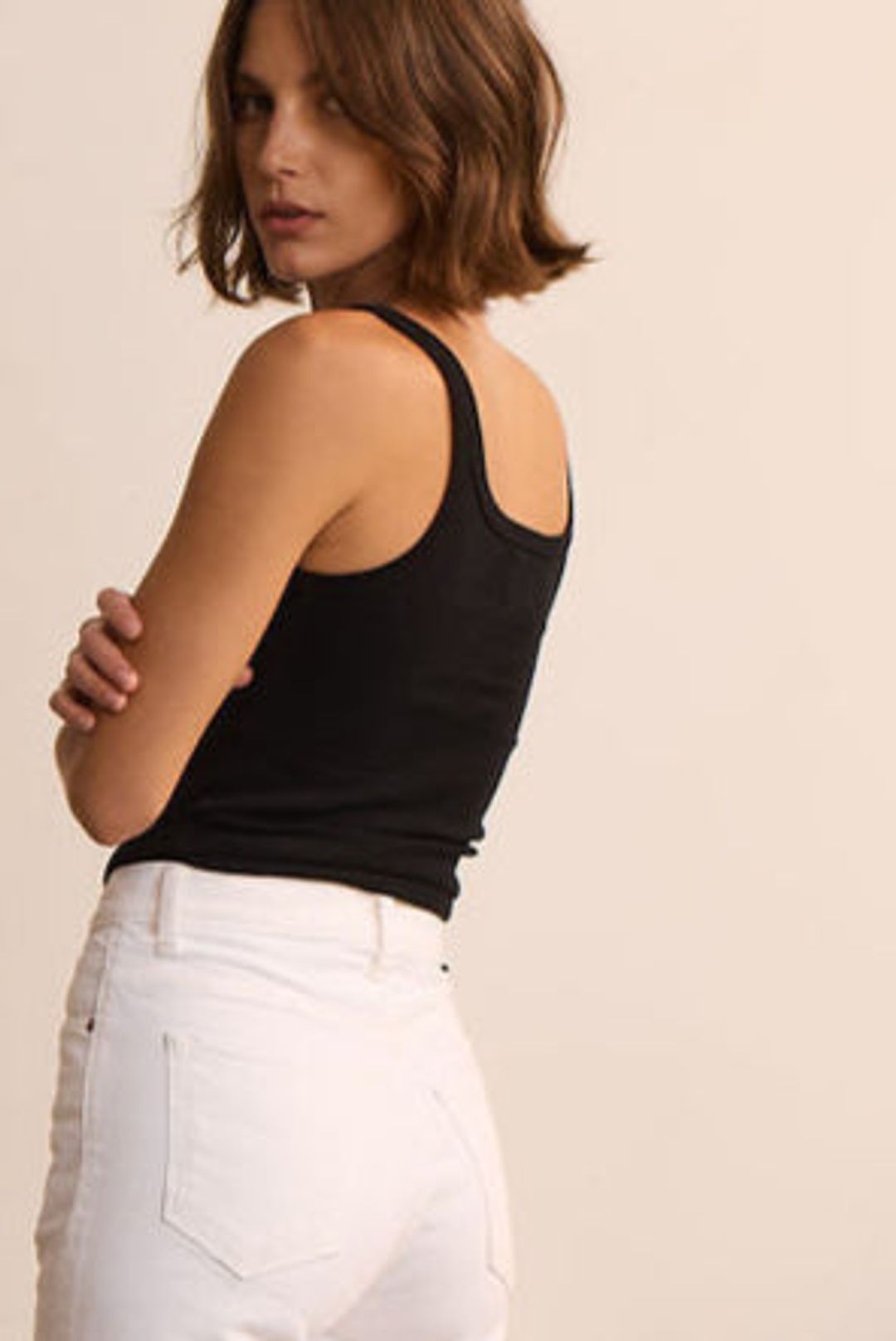 The Wide A Leg in Soft White #7