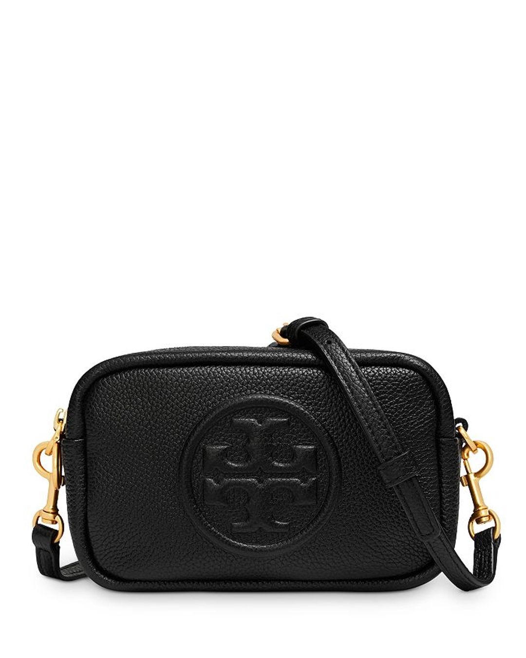 Perry Bombe Mini Leather Crossbody