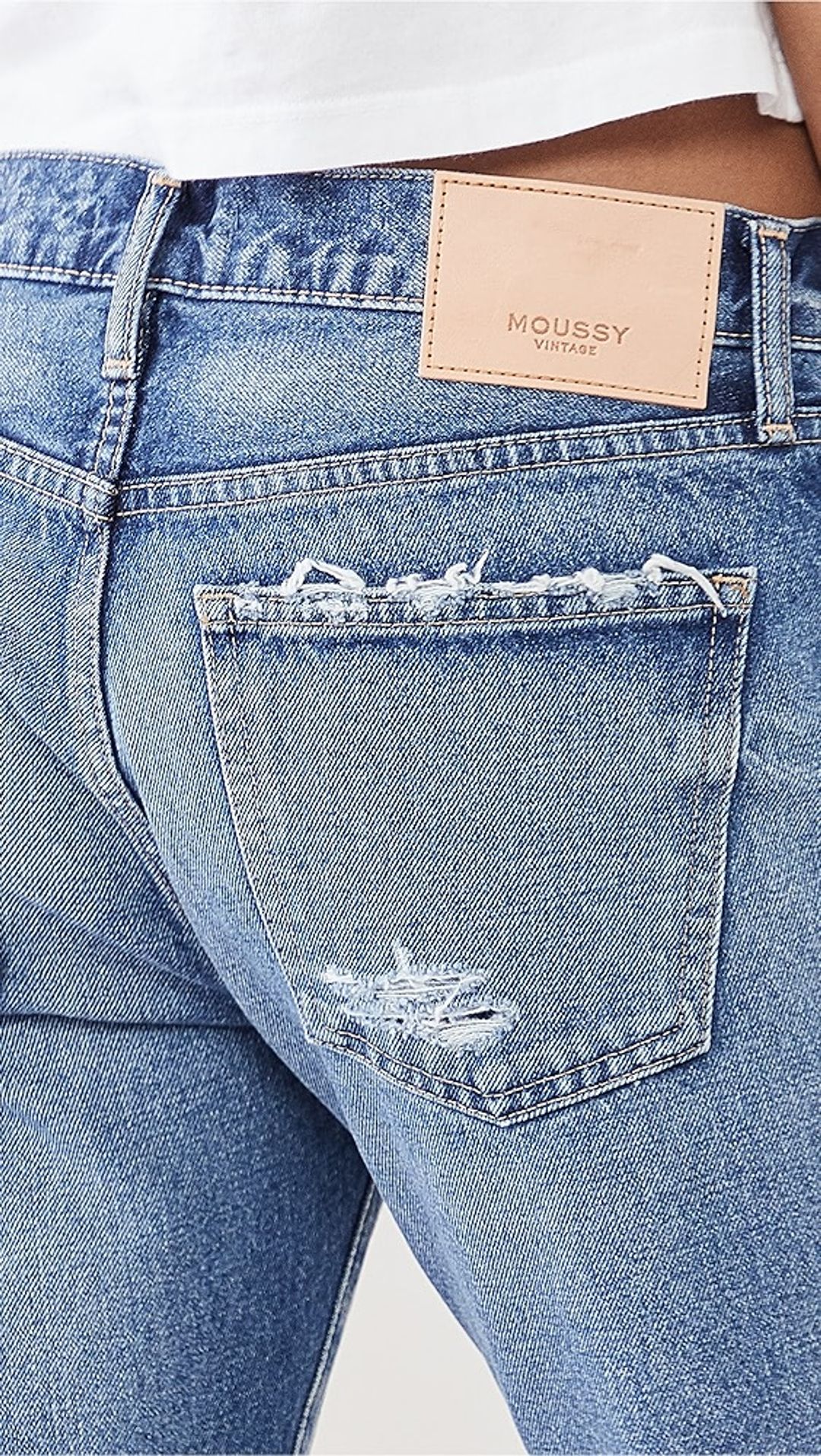 Keller Distressed Tapered Jeans #5