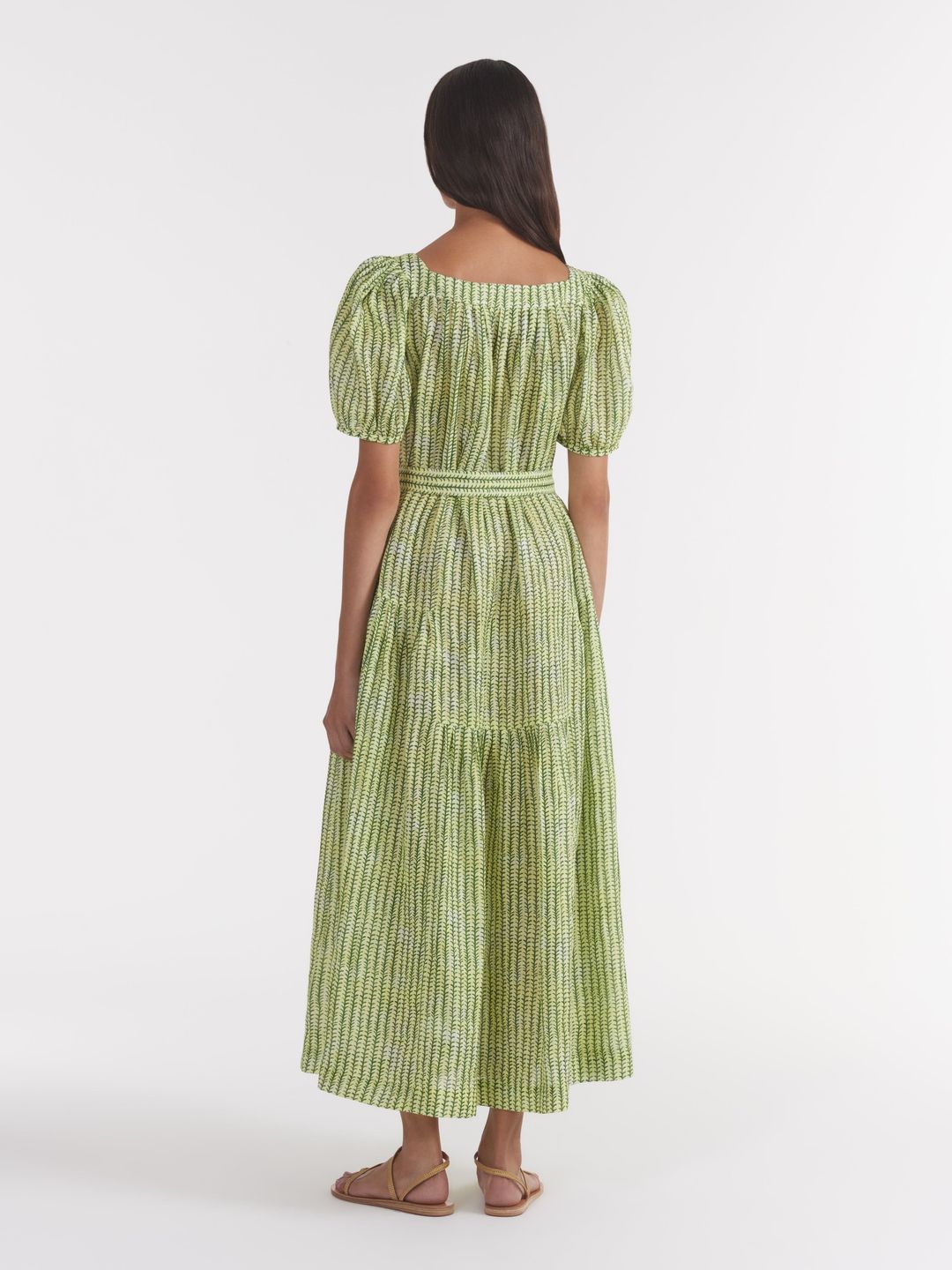 Yashi Dress in Stem Lemon #4