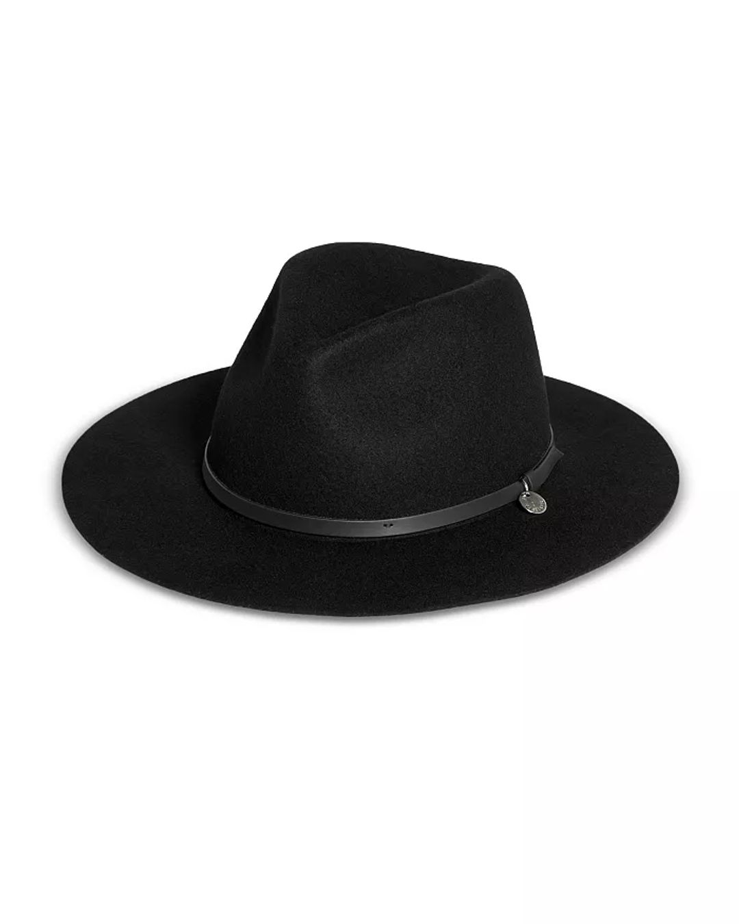 Wool Fedora in Black