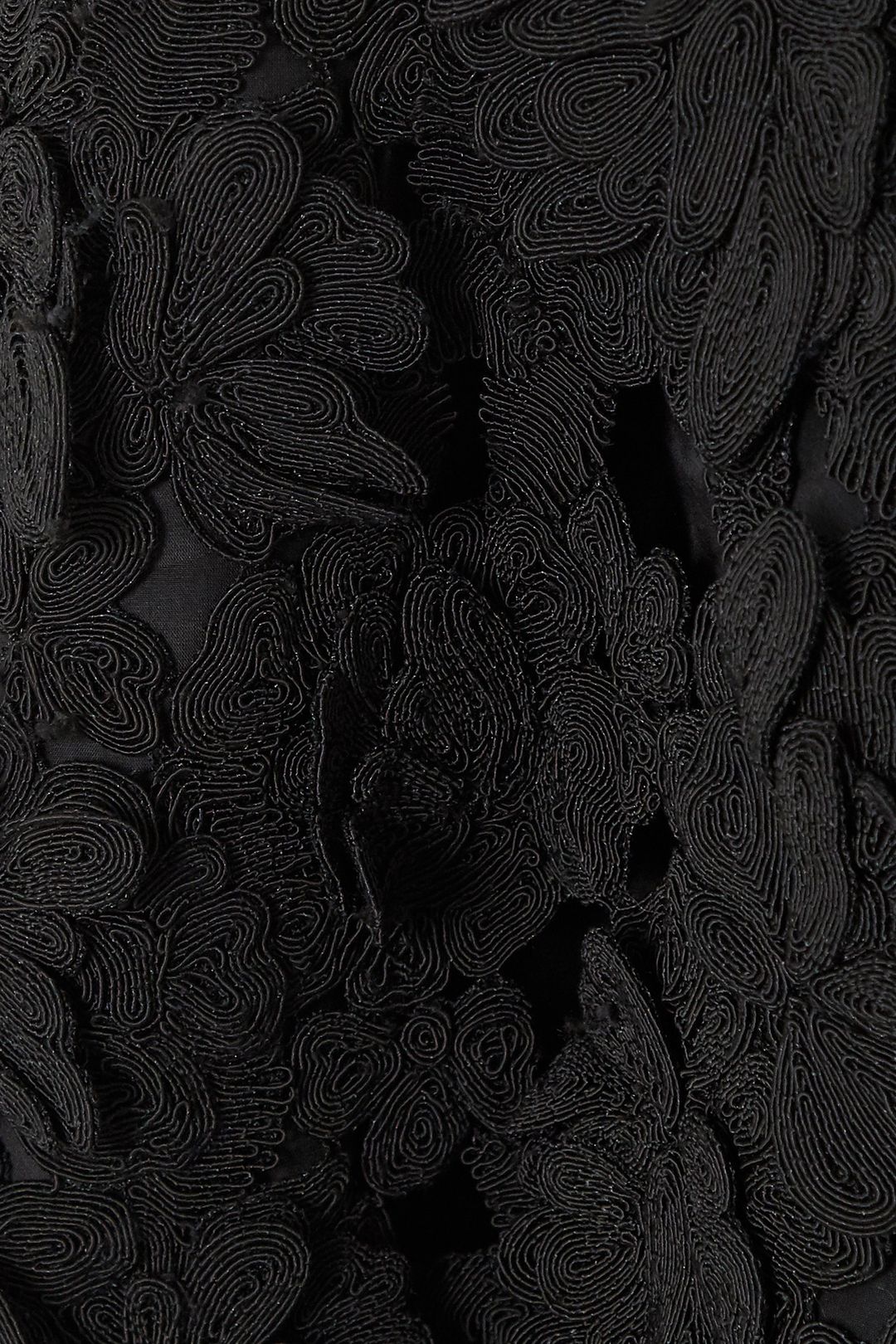 Luciano Appliquéd Woven Gown #4