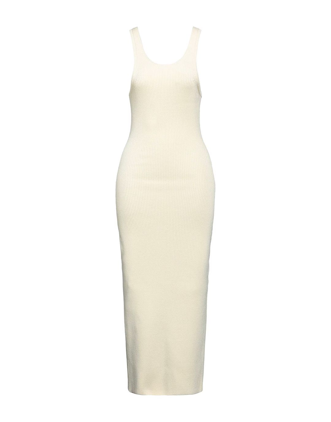 Seamless rib tank dress elderflower