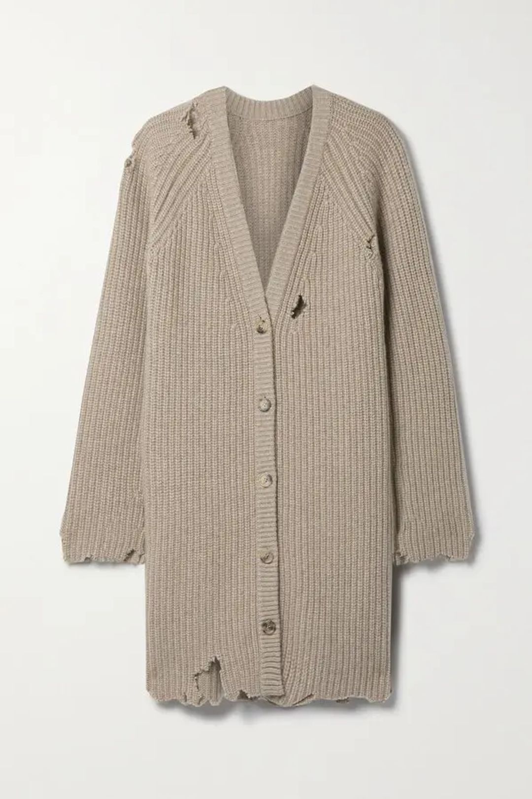 Rory Distressed Cardigan Sweater