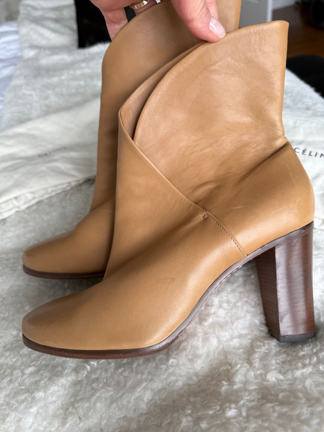 Phoebe Philo high heel ankle boots