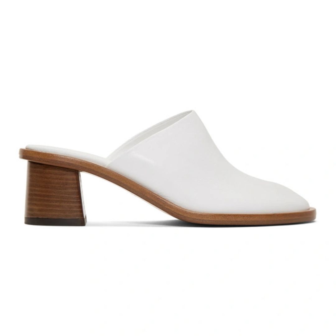 The Row Leather Mules & Clogs