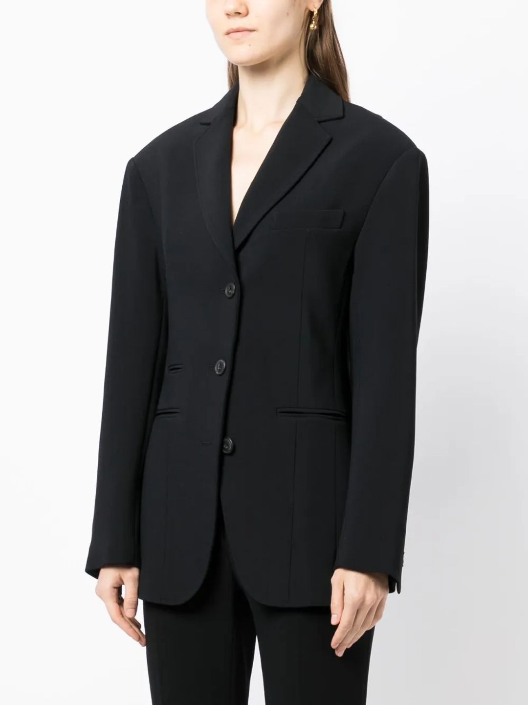 Tailored blazer with notch lapels