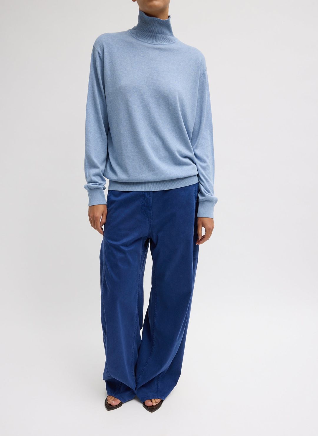 Super Fine Gauge Perfect Men's Turtleneck Pullover #4