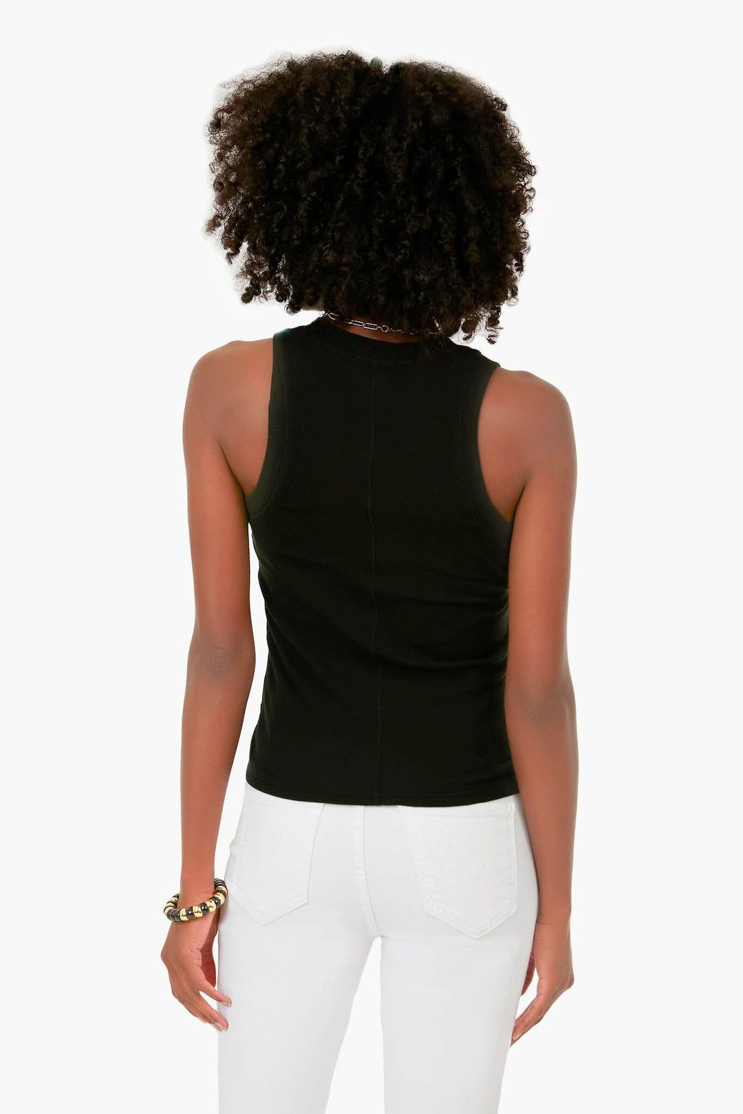 Black Sirena Rib Tank #4