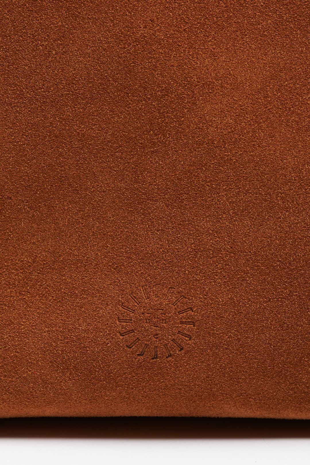 Paper Tote Saddle Brown Suede #5