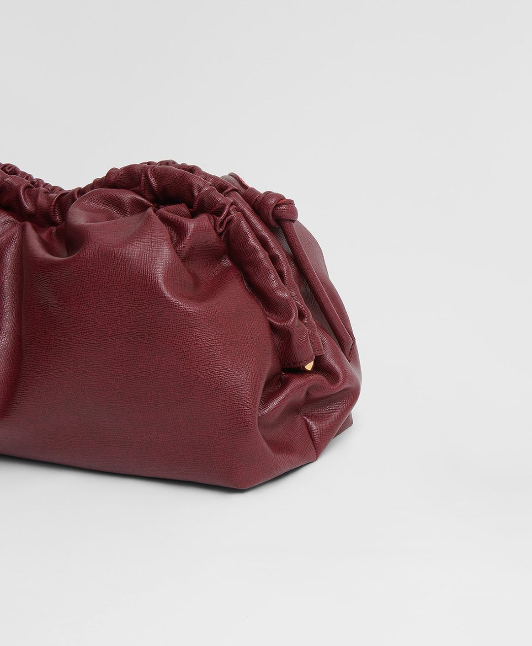 Oversized Cloud Clutch - Claret #3