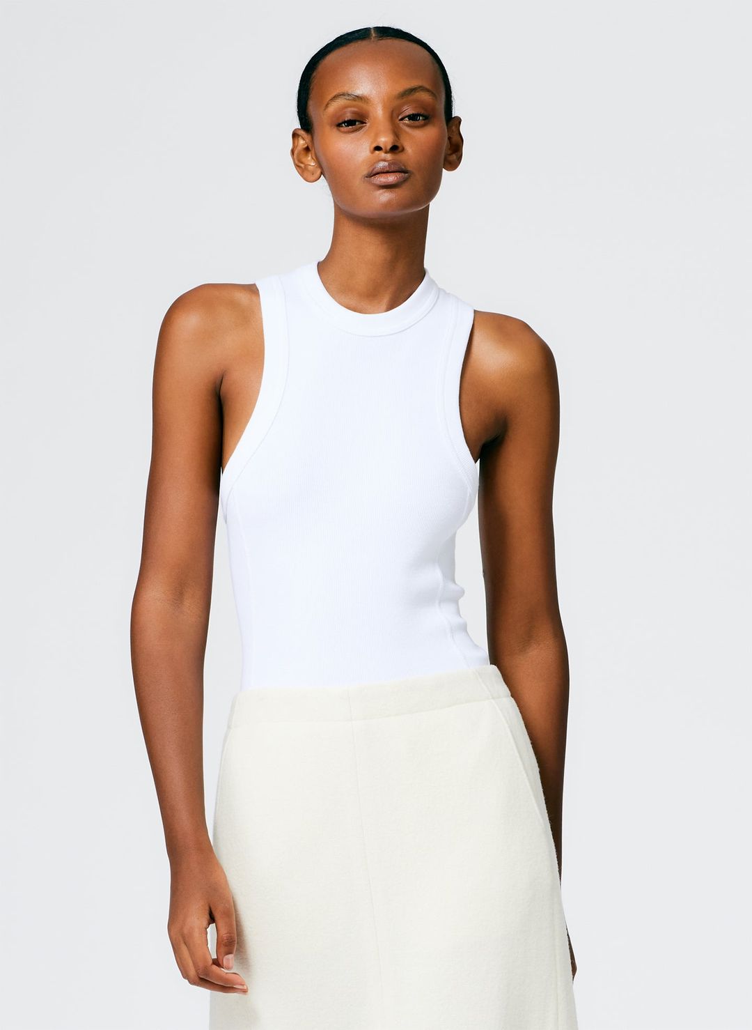 Boiled Wool Sculpted Skirt #5