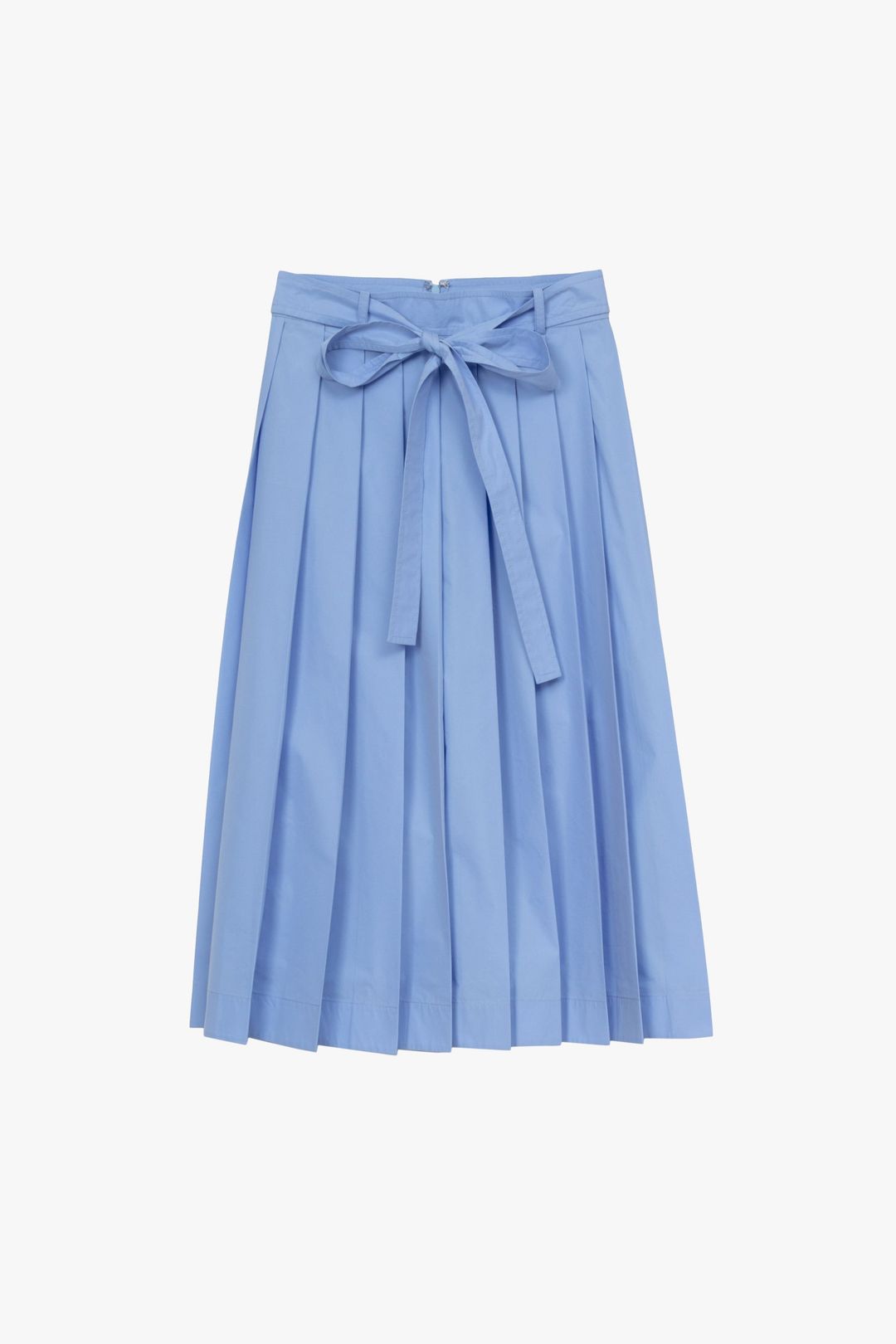 Knife Pleat Belted Skirt #6