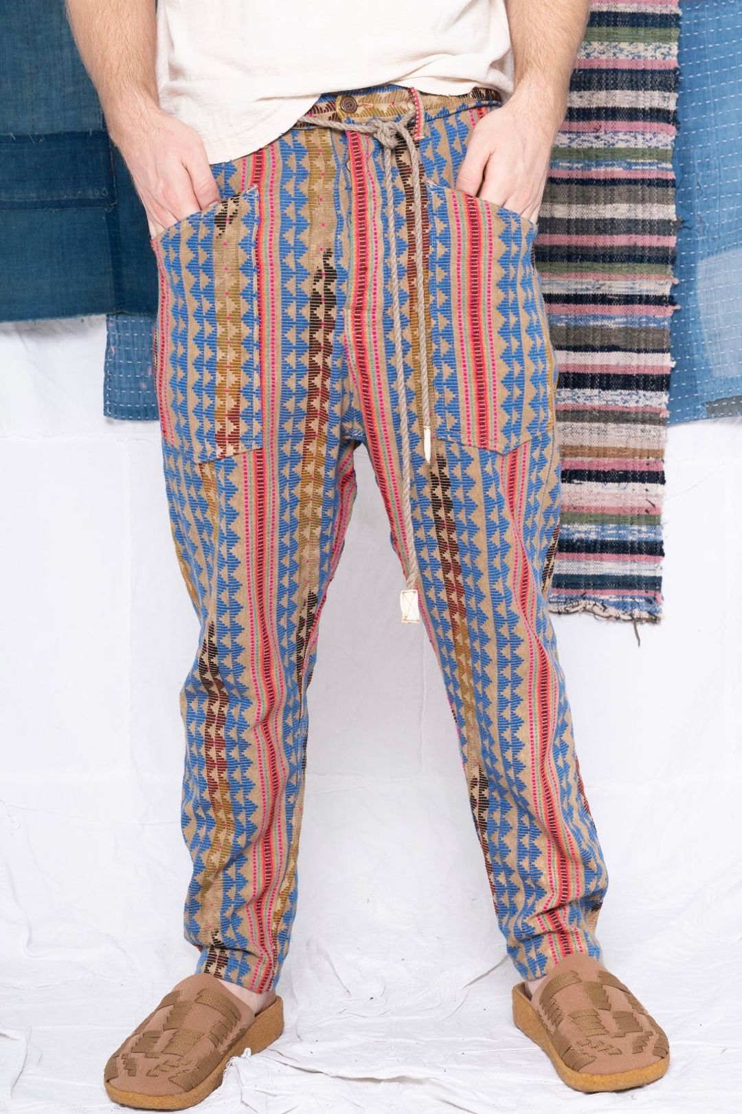 P63 Fatigue Heavy Ikat Jacquard Clay