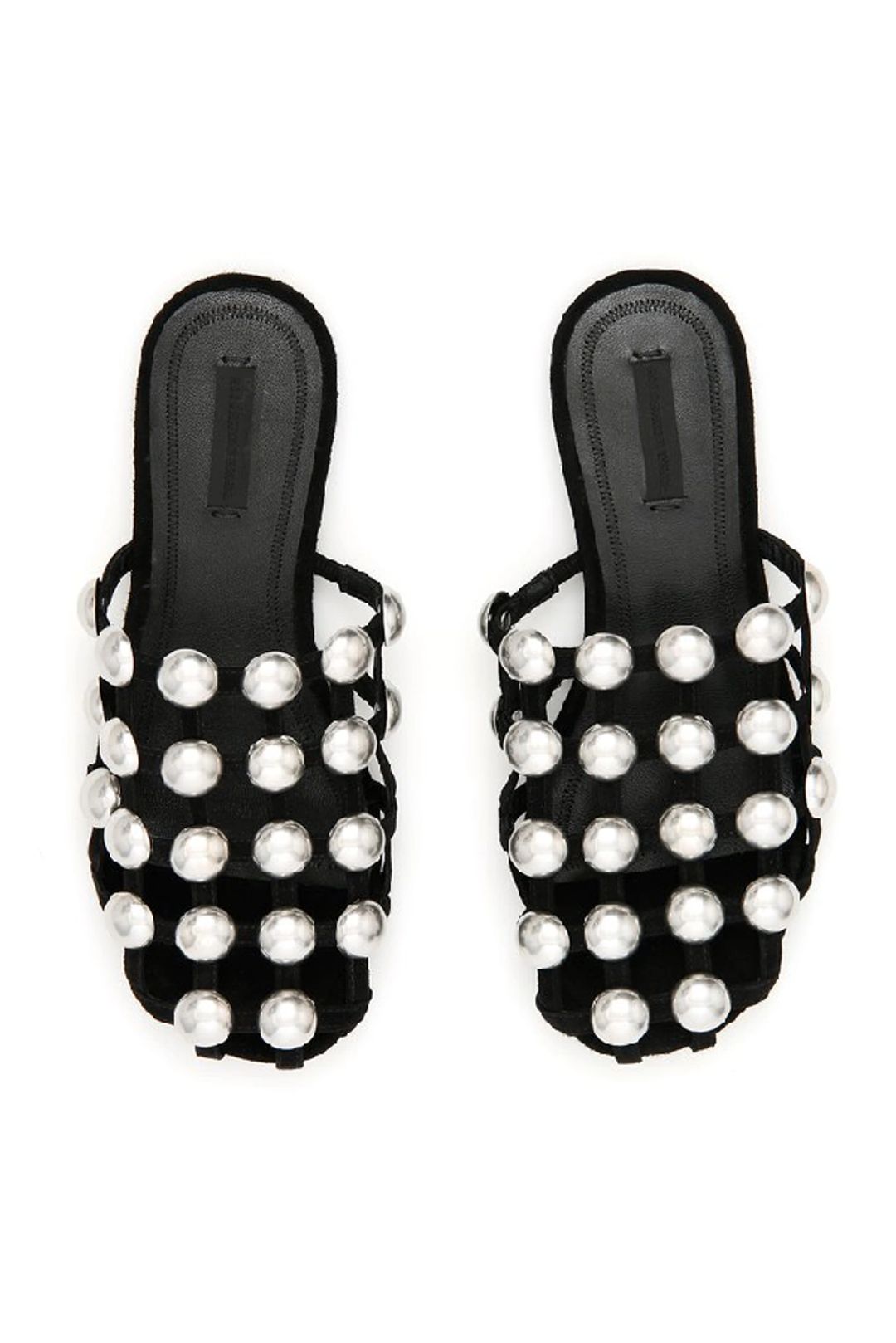 Velvet Amelia Slippers In Black #7