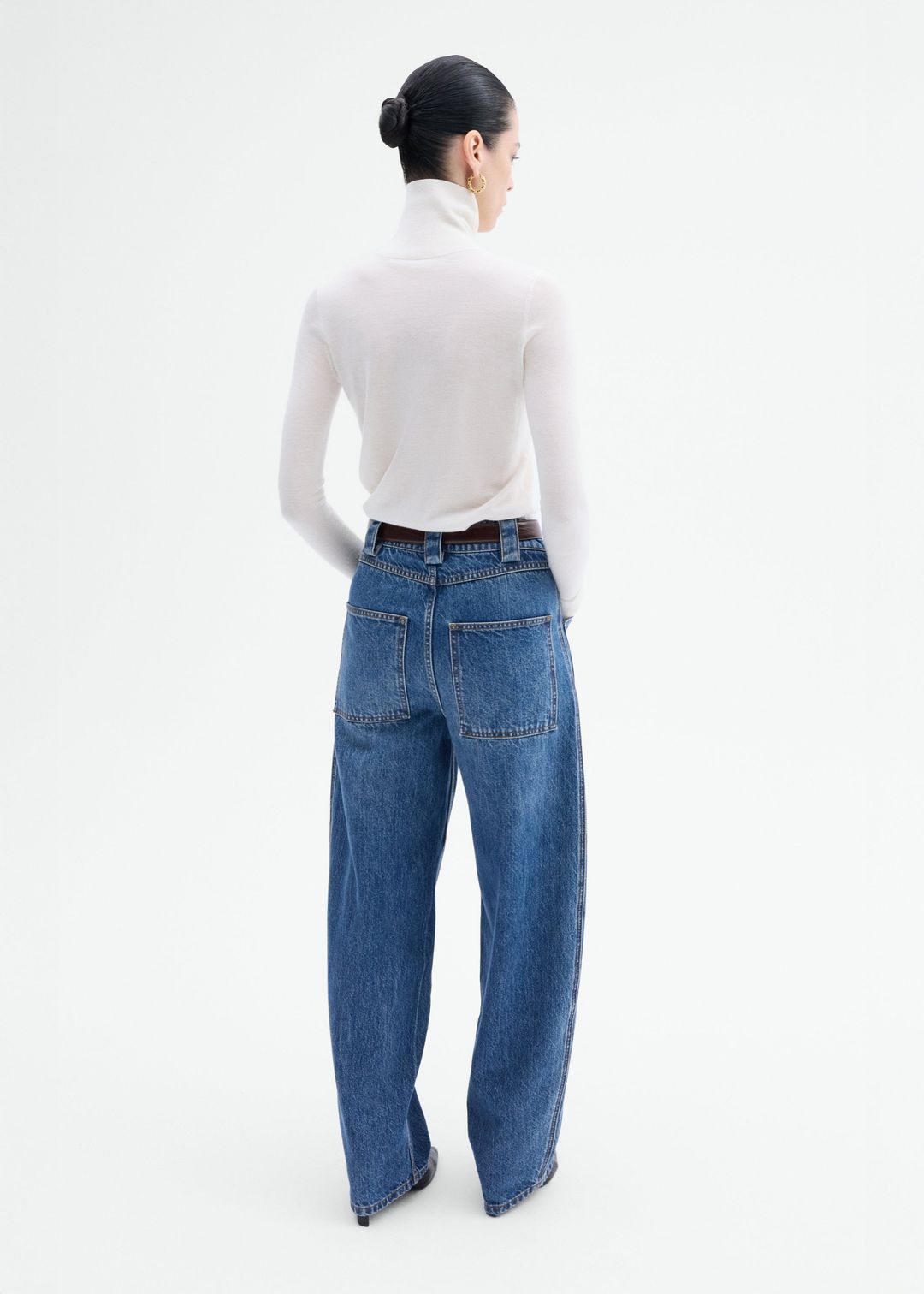 Denim Patch Pocket Jean - Indigo #3