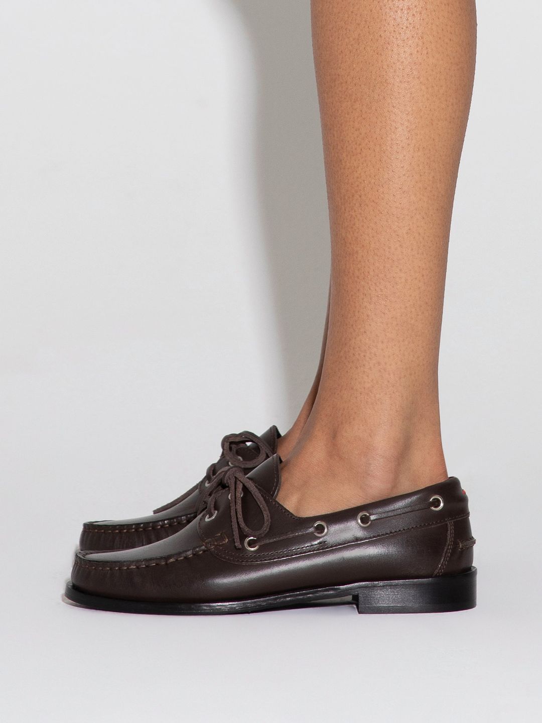 Harris Leather Moccasin Flats #6