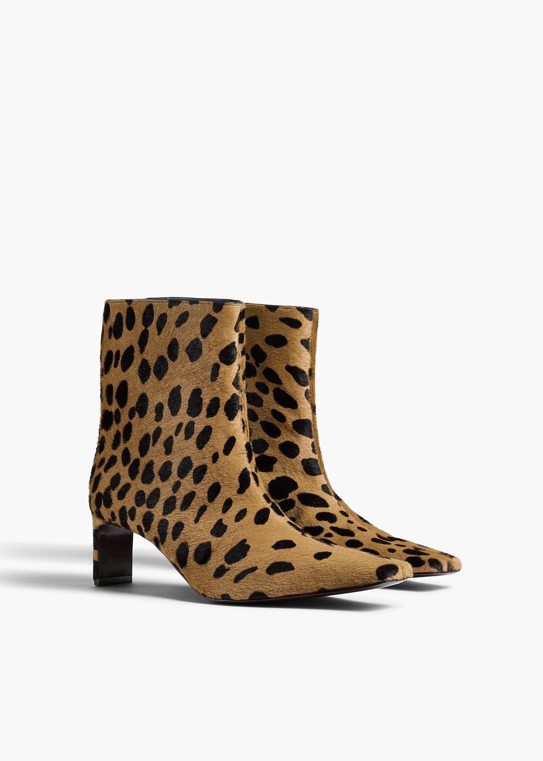 Ona Ankle Boot in Hyena Print Haircalf