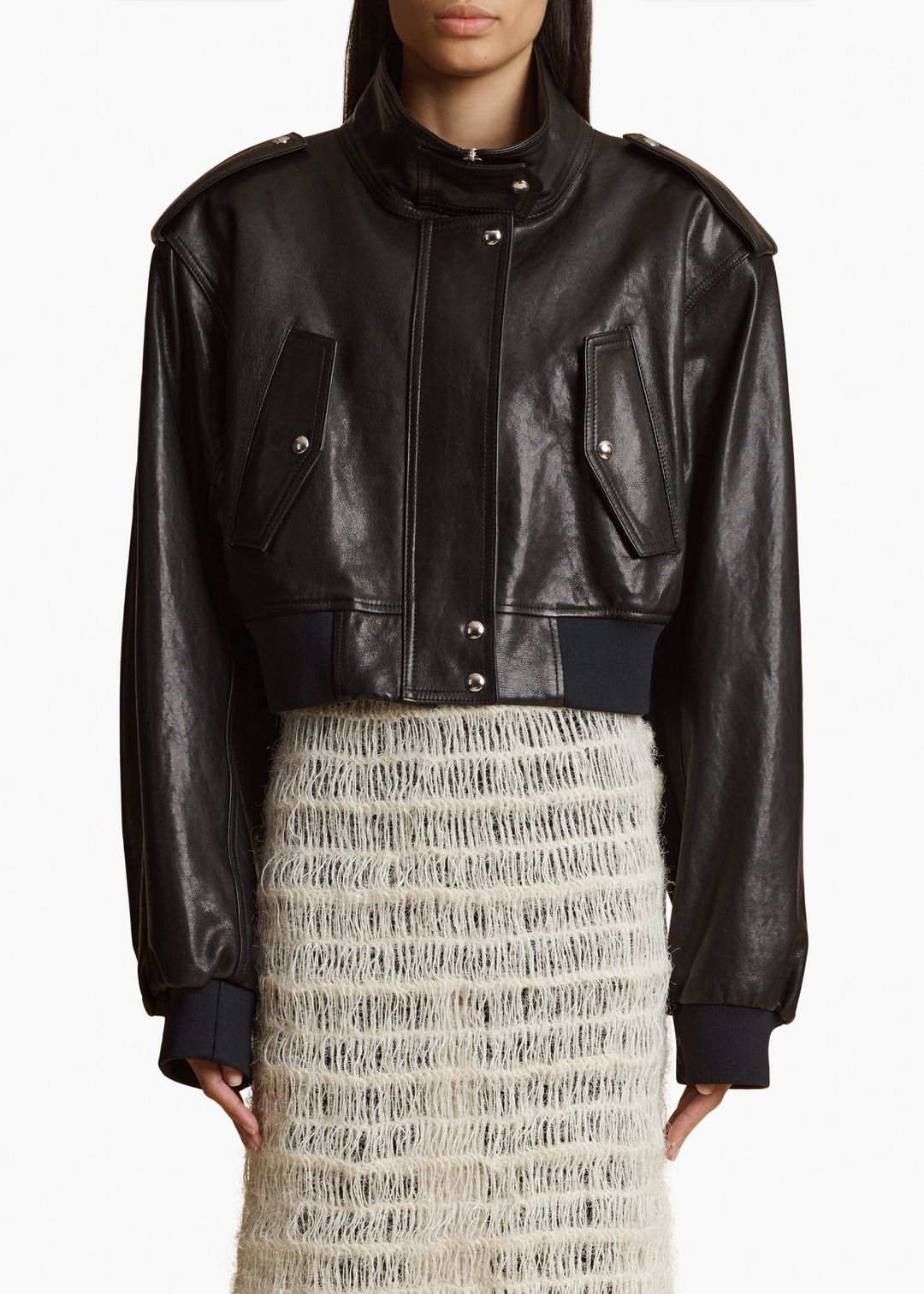 Kember Jacket in Black Leather #3