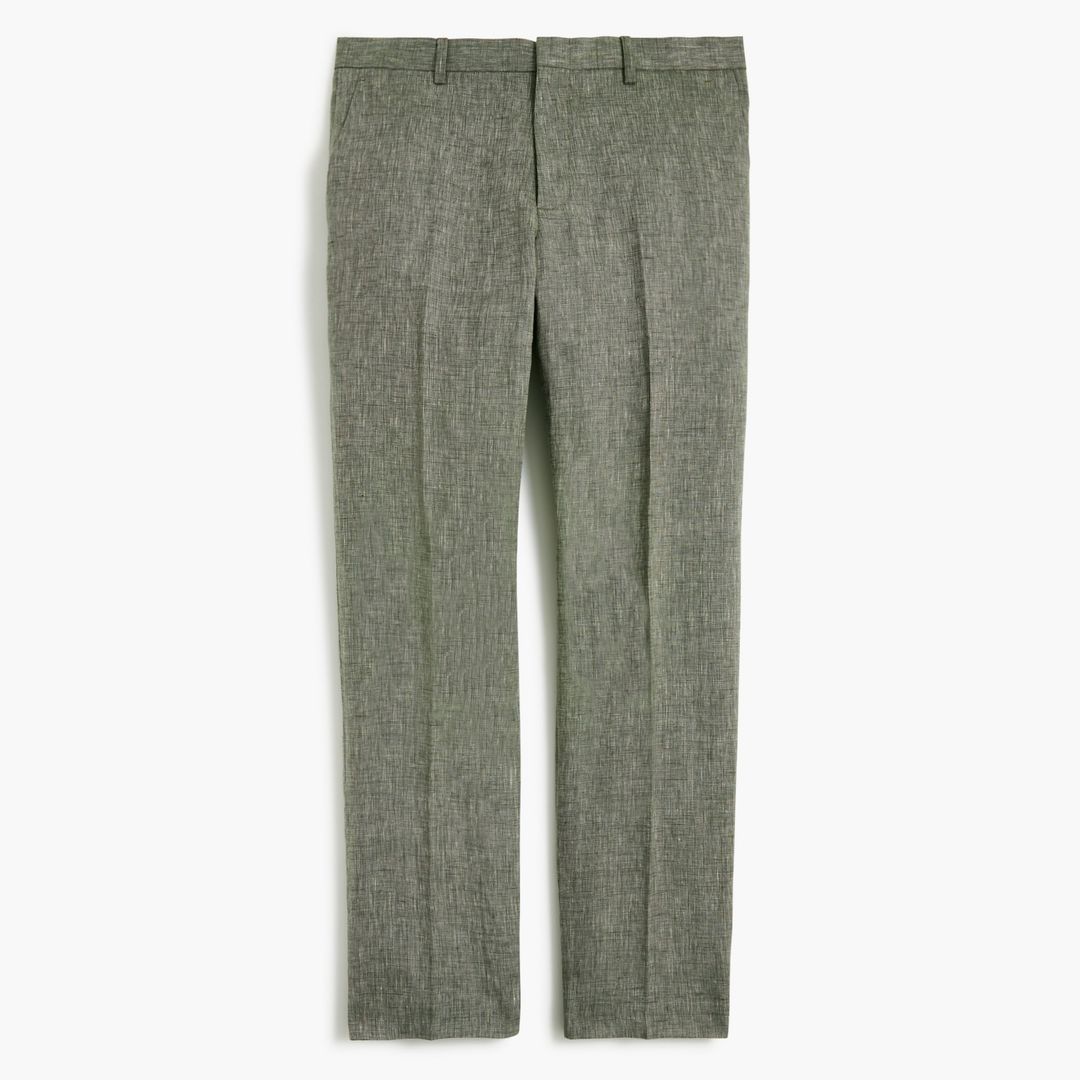 thompson slim linen suit pant #11