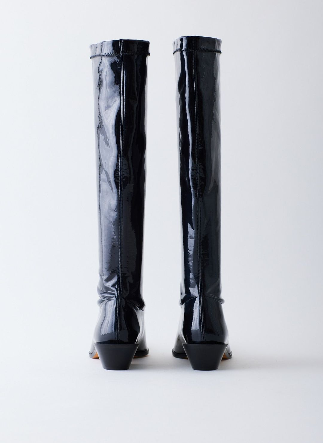 Bronson Faux Patent Leather Boot - Regular Calf #6