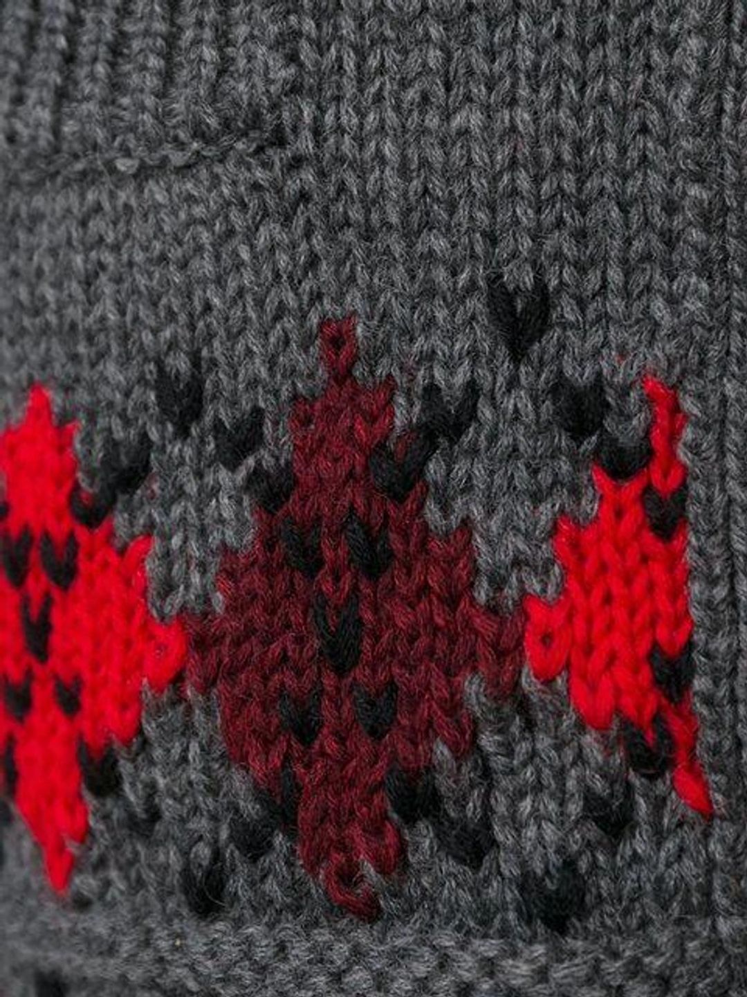 Woman Geena Oversized Argyle Wool And Alpaca-blend Cardigan Gray In Grey #12