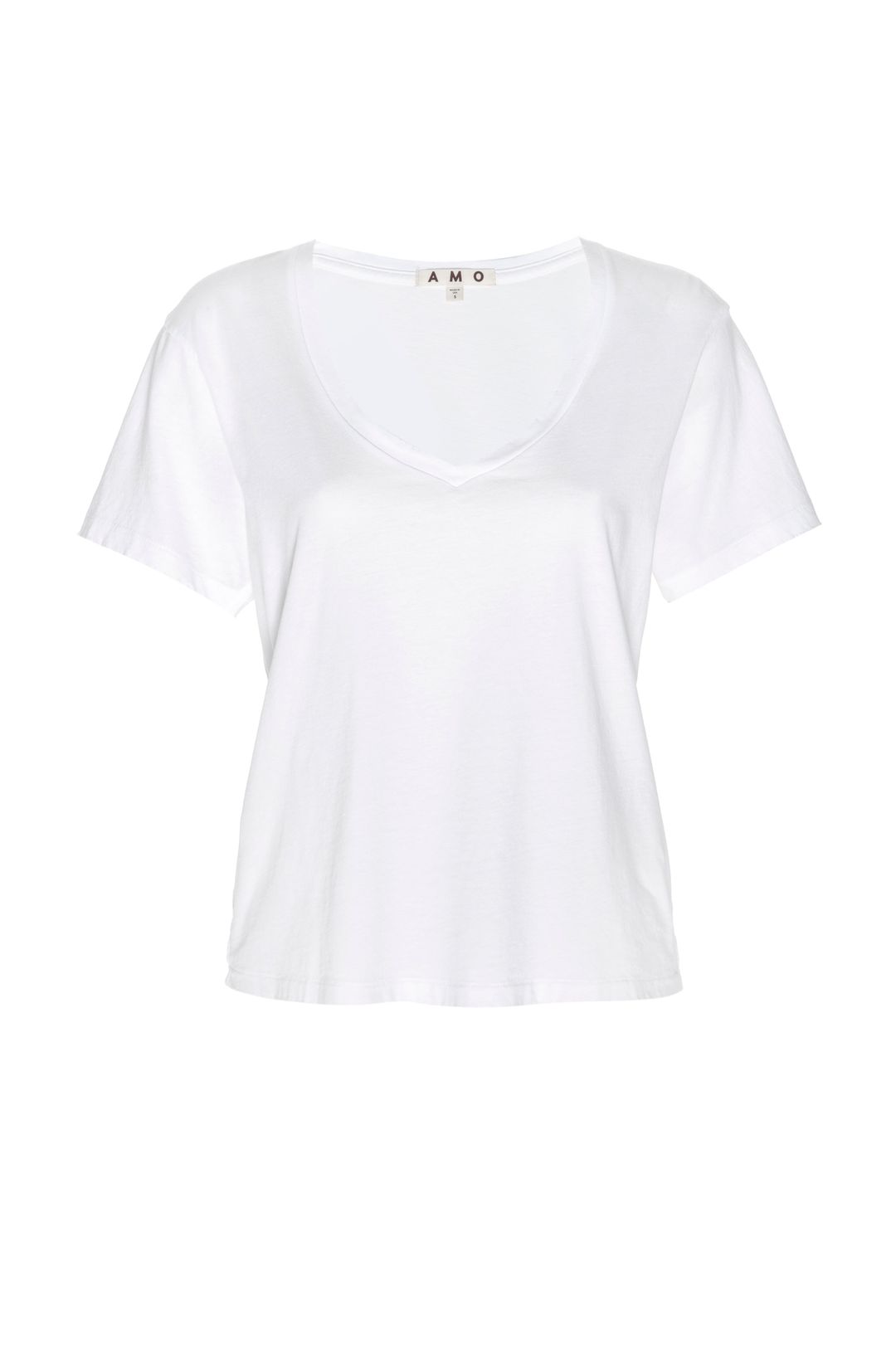 V-Neck Tee <br> White