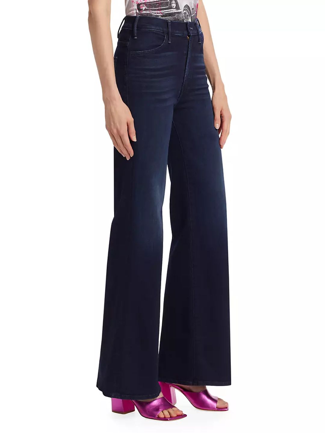 The Hustler Roller Sneak High-Rise Flared Jeans #4