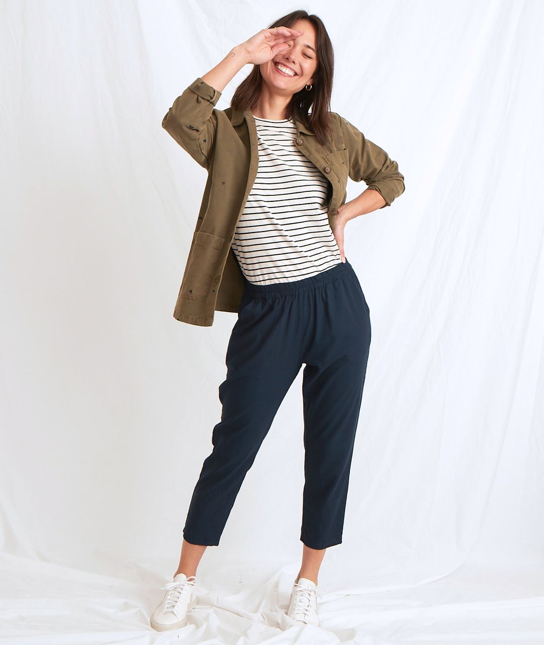 Monica Pant in Navy