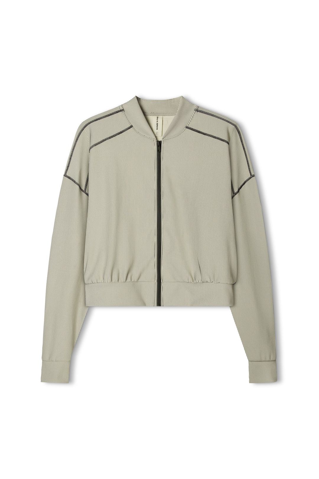 Stripe Rib Jacket - Coconut #3
