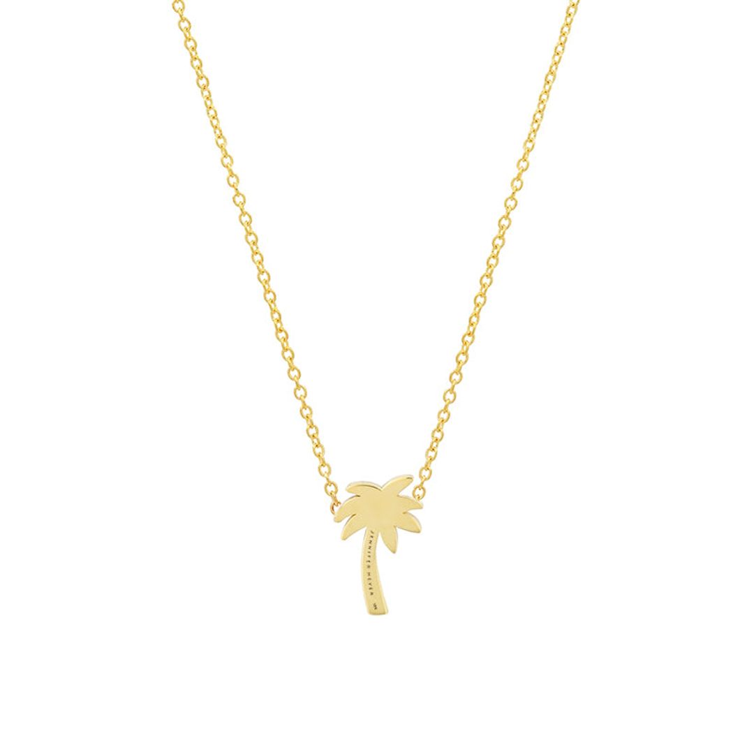 Mini Diamond Palm Tree Necklace