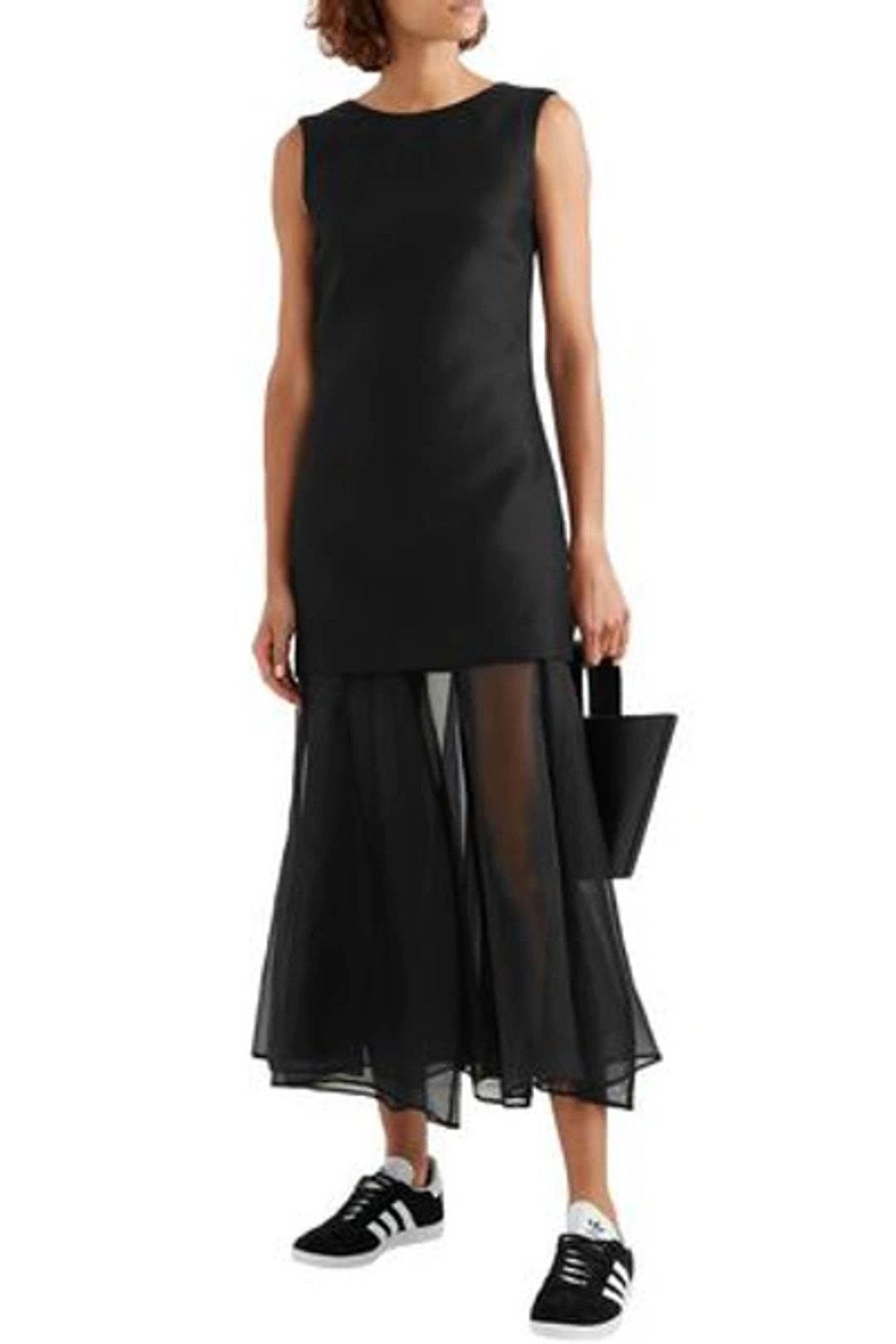 Maggie Marilyn Organza Boatneck Dress