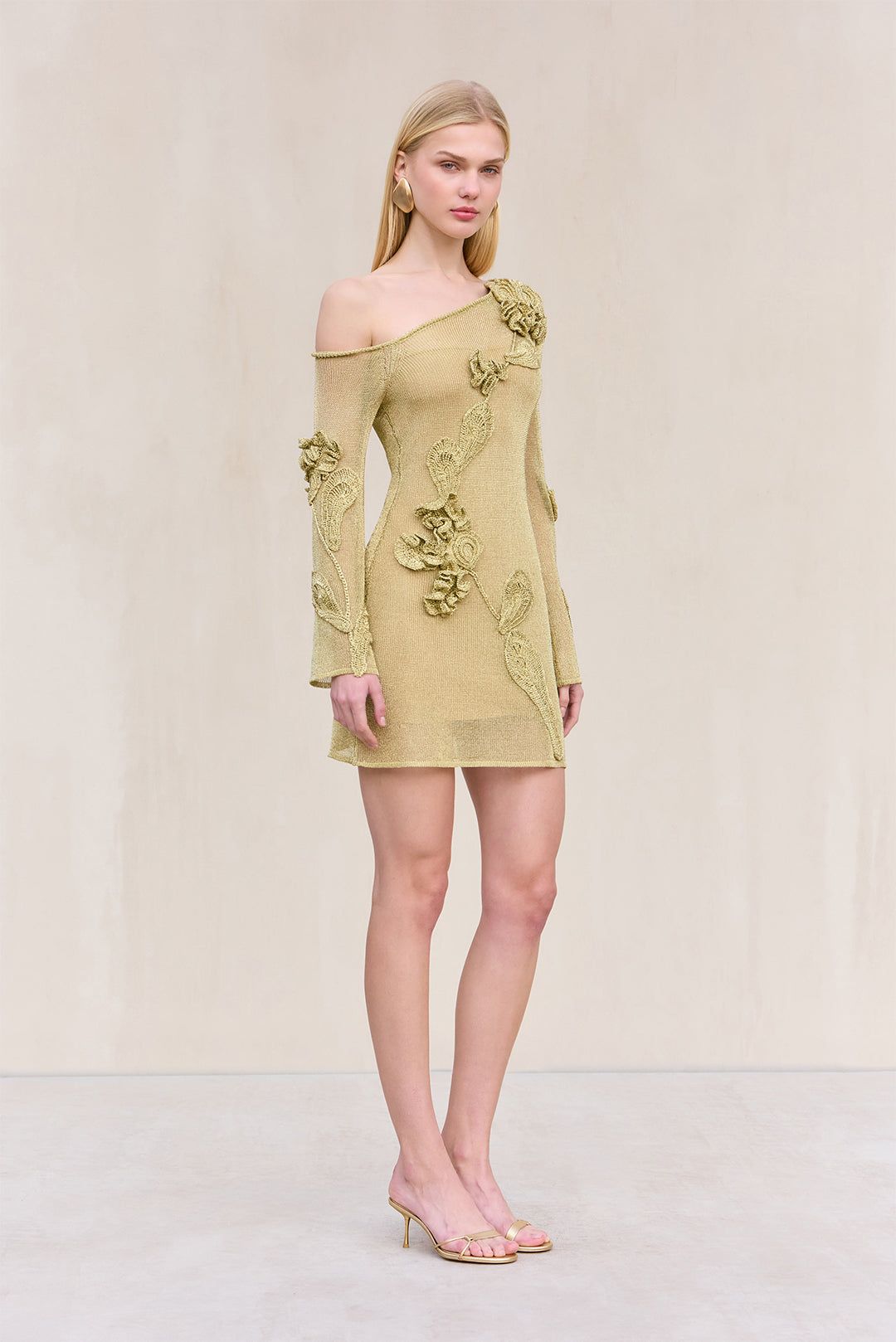 BOWIE KNIT DRESS - GOLD #5