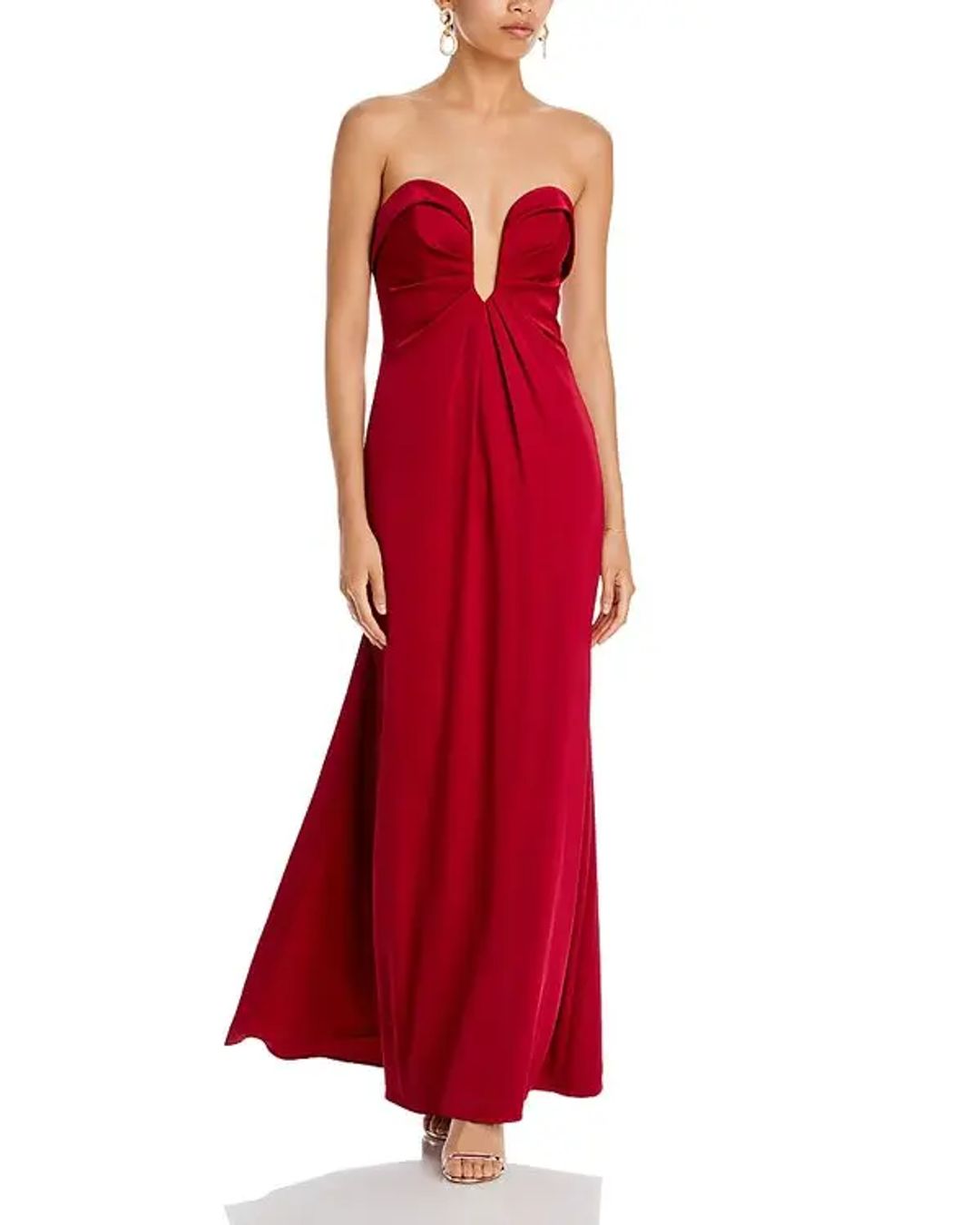 Satin Strapless Gown #2