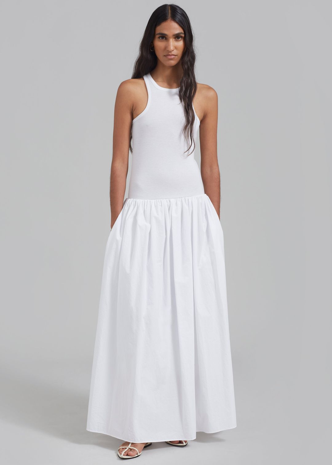 Violette Ballerina Maxi Dress - White